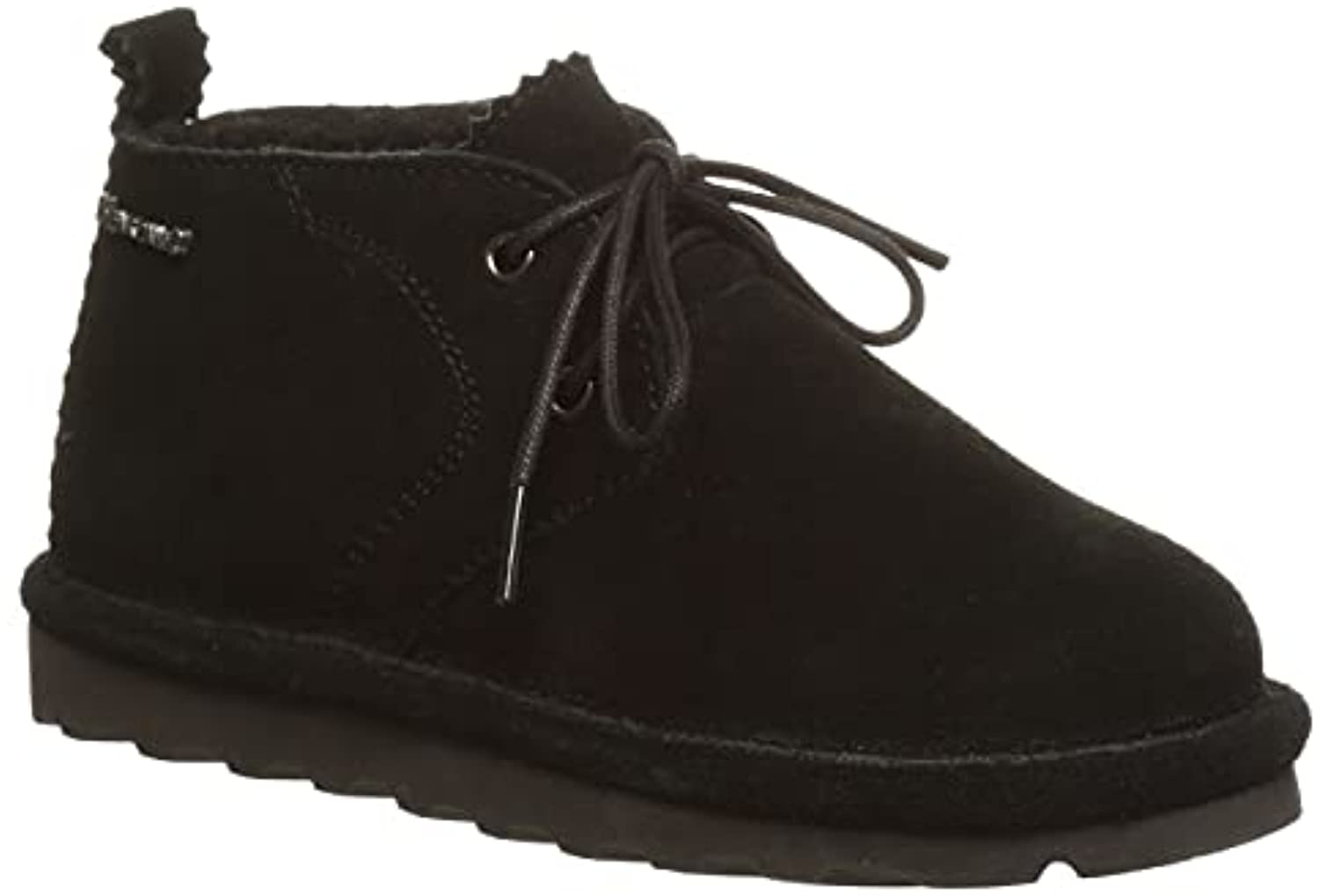 Bearpaw Skye Kid's / Youth Leather Boots - 2578Y - Black