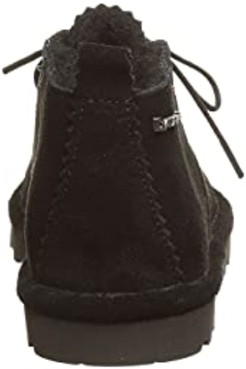 Bearpaw Skye Kid's / Youth Leather Boots - 2578Y - Black