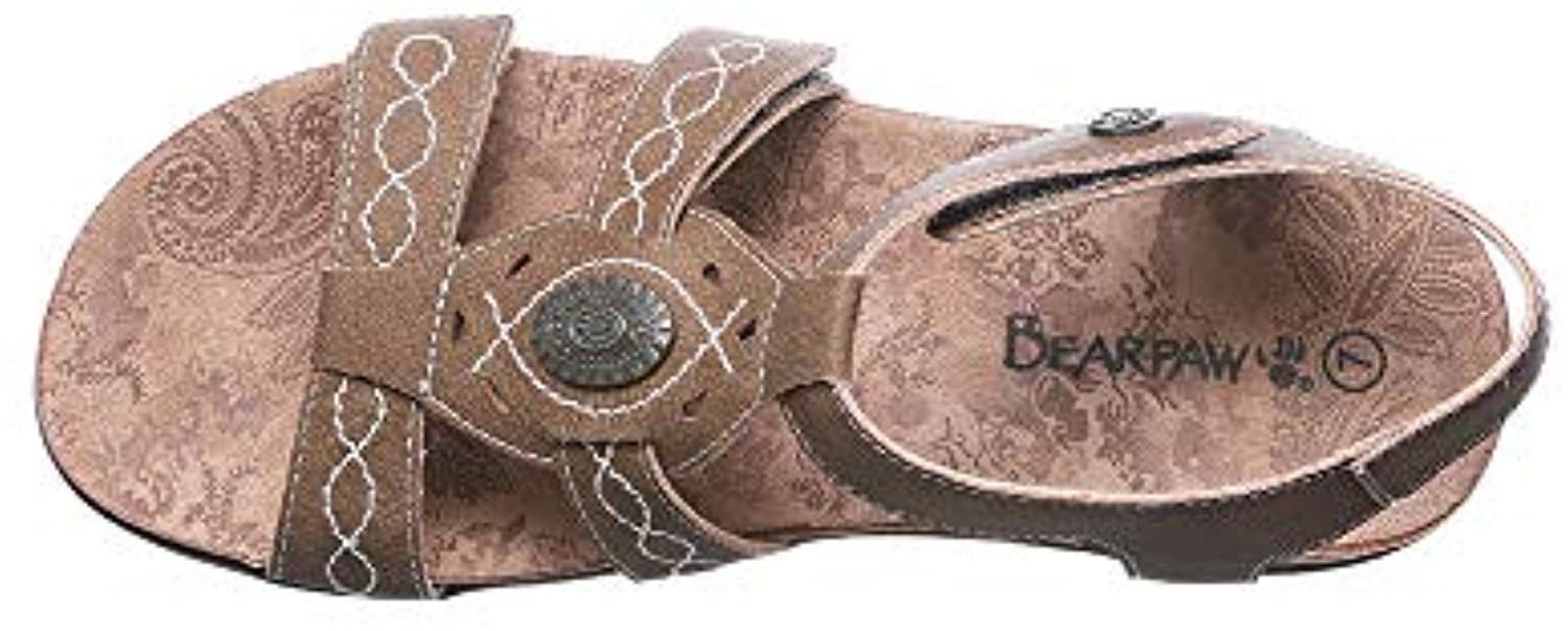 Bearpaw Ridley Ii Women's Knitted Textile Sandals - 2667W - Brown