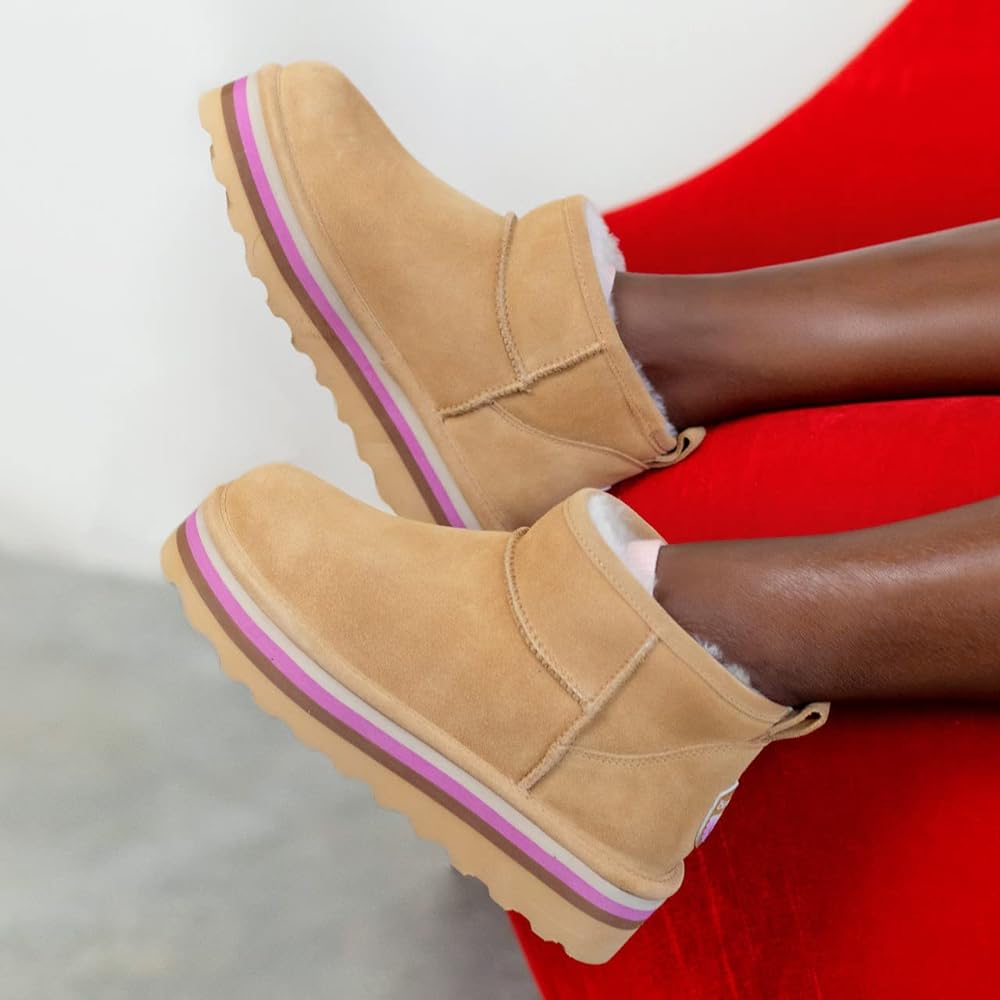 Bearpaw Retro Shorty Women's Ankle Boots - 2940w - Iced Coffee