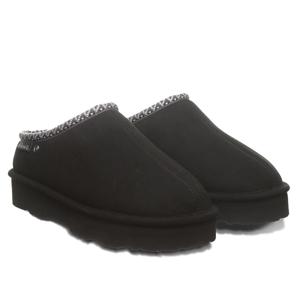 Bearpaw Martis Vegan Women's Comfort Slippers in Black/black