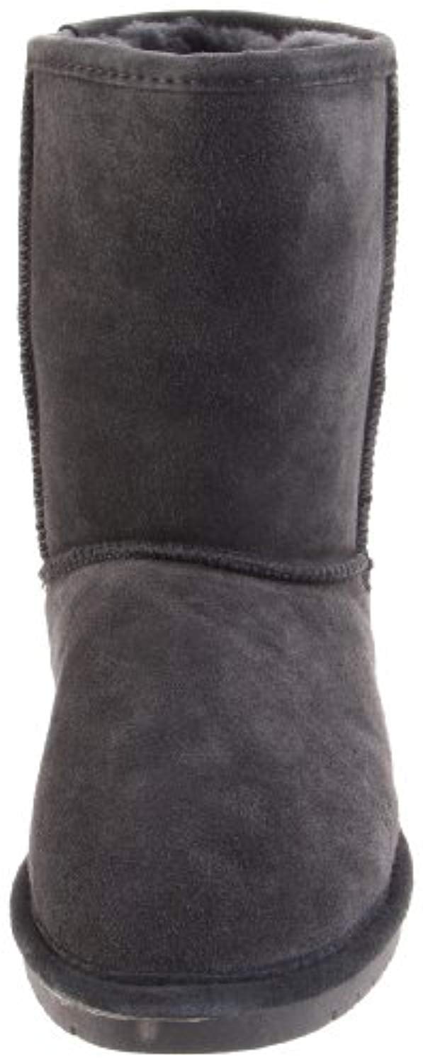 Bearpaw Emma Short - 8 inch Sheepskin Boots - 608W - Charcoal