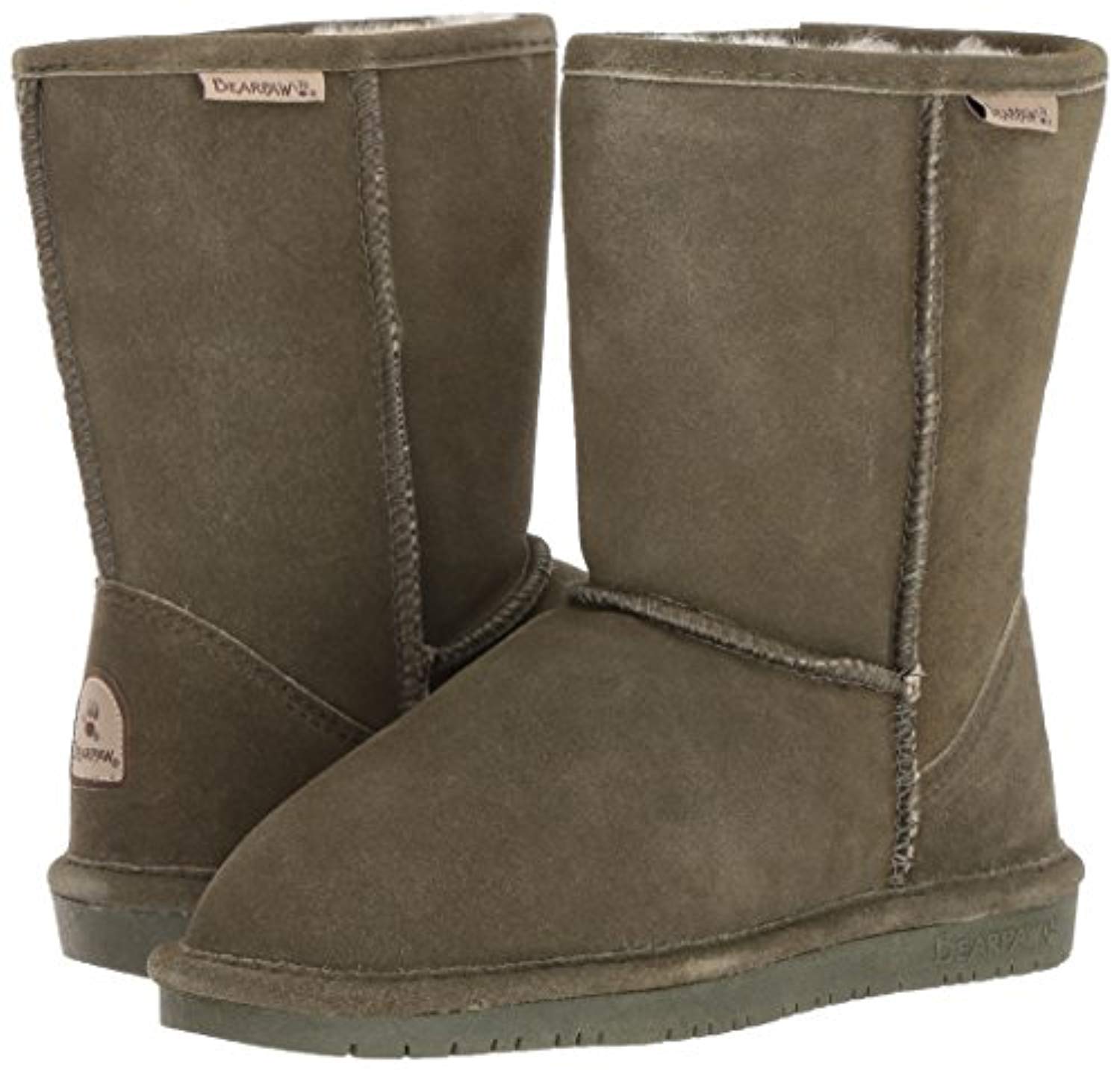 Bearpaw Emma Short - 8 inch Sheepskin Boots - 608W - Olive