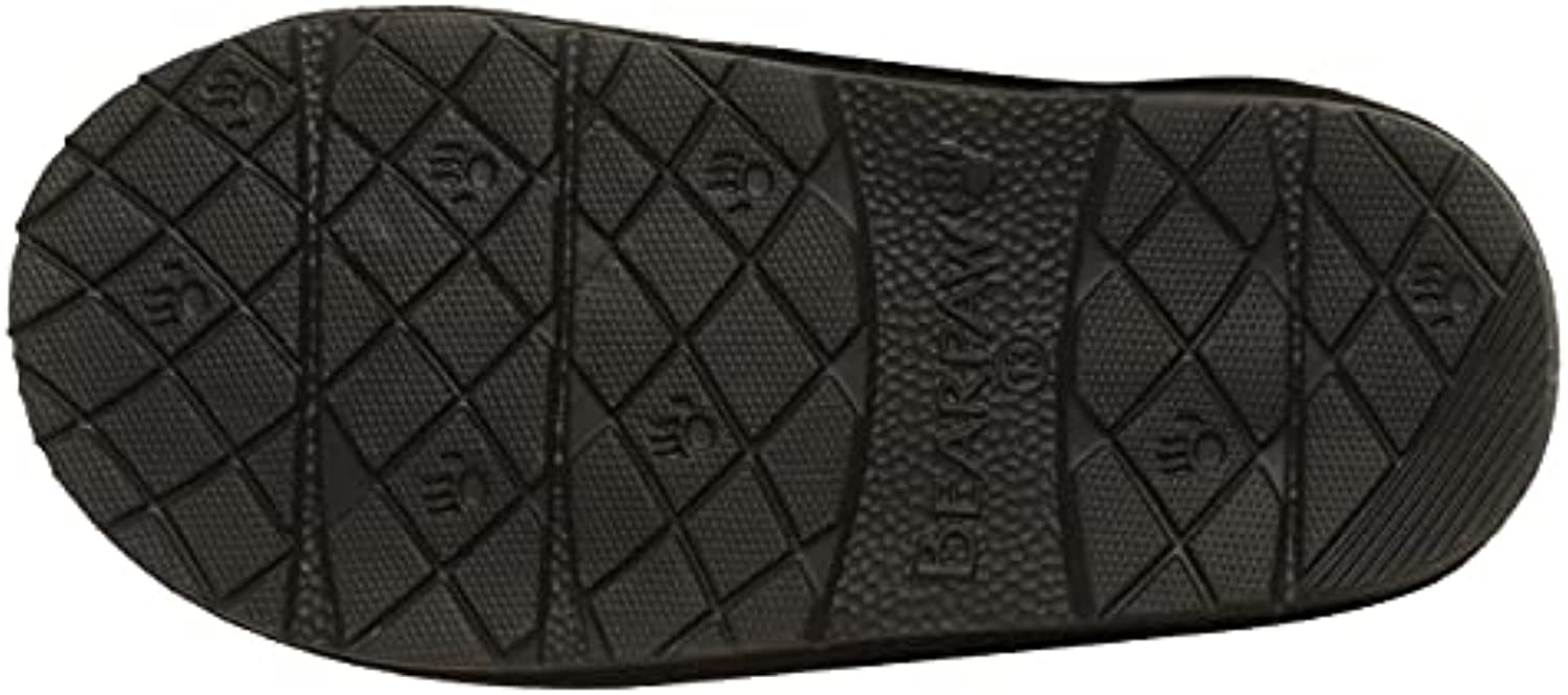 Bearpaw Loki Kid's Leather, Wool Slippers - 671Y - Black