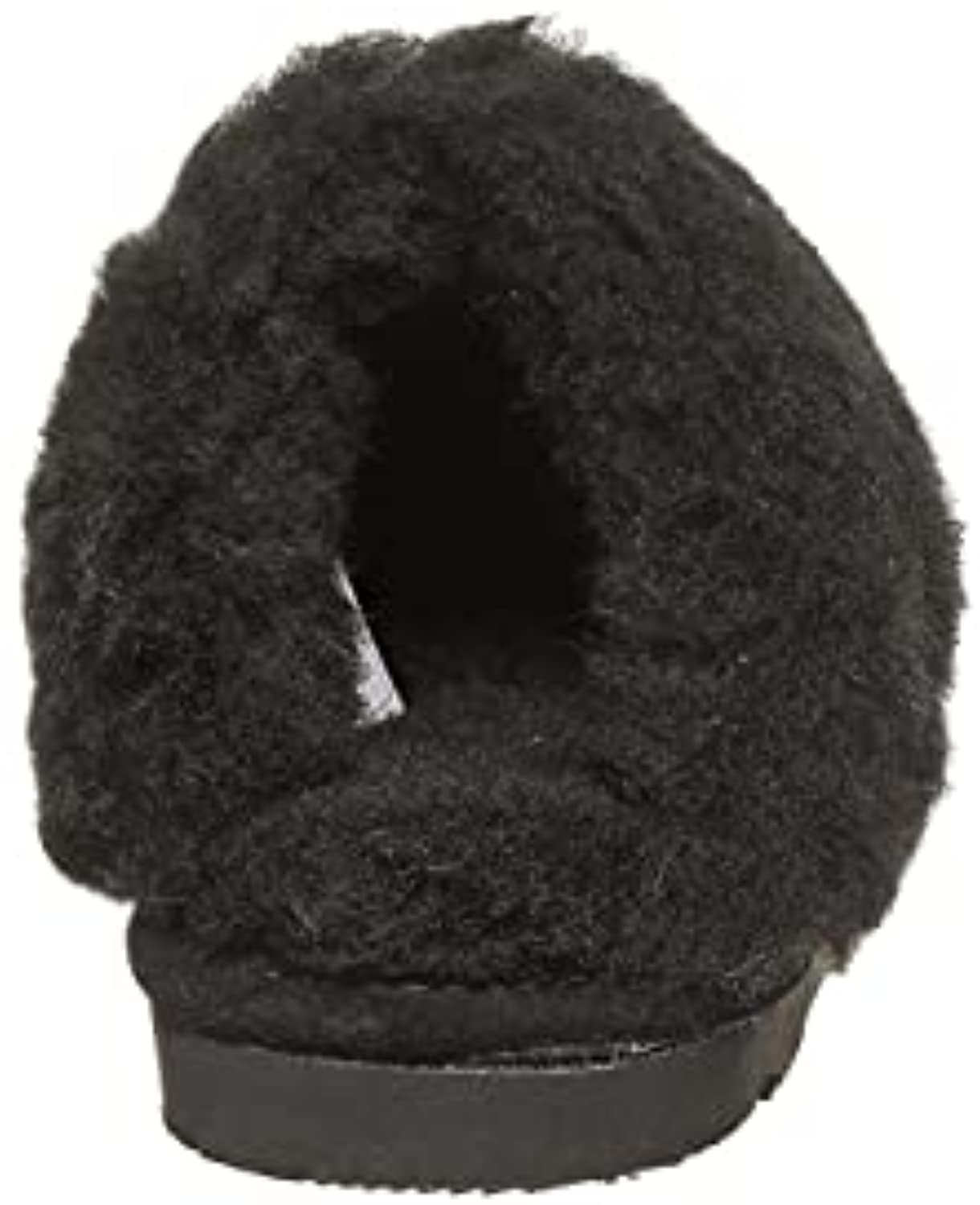 Bearpaw Loki Kid's Leather, Wool Slippers - 671Y - Black