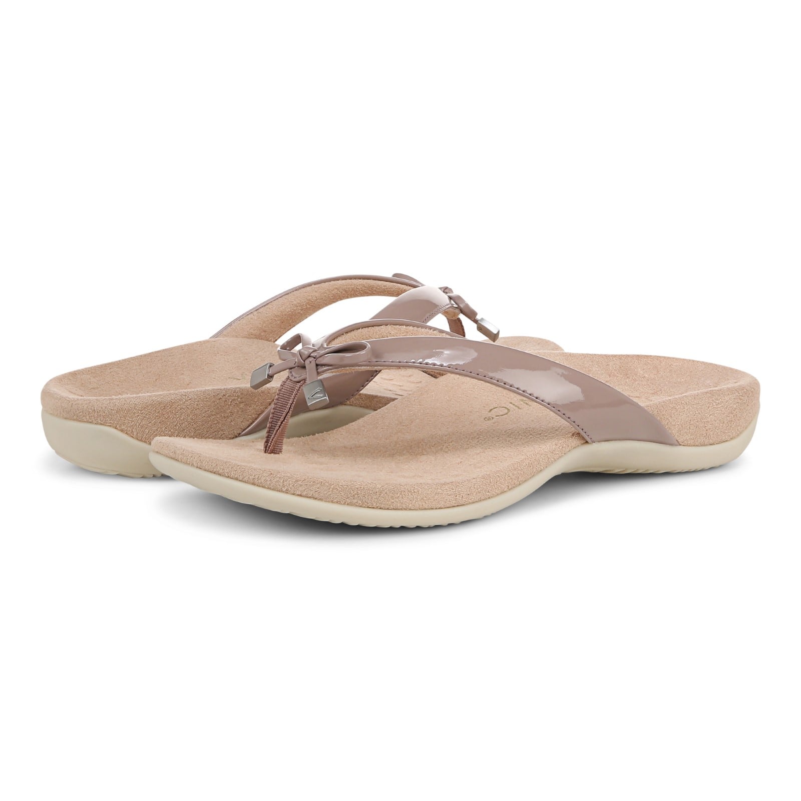 Vionic Bella - Women's Orthotic Thong Sandals - Magnolia Dusk - pair left angle