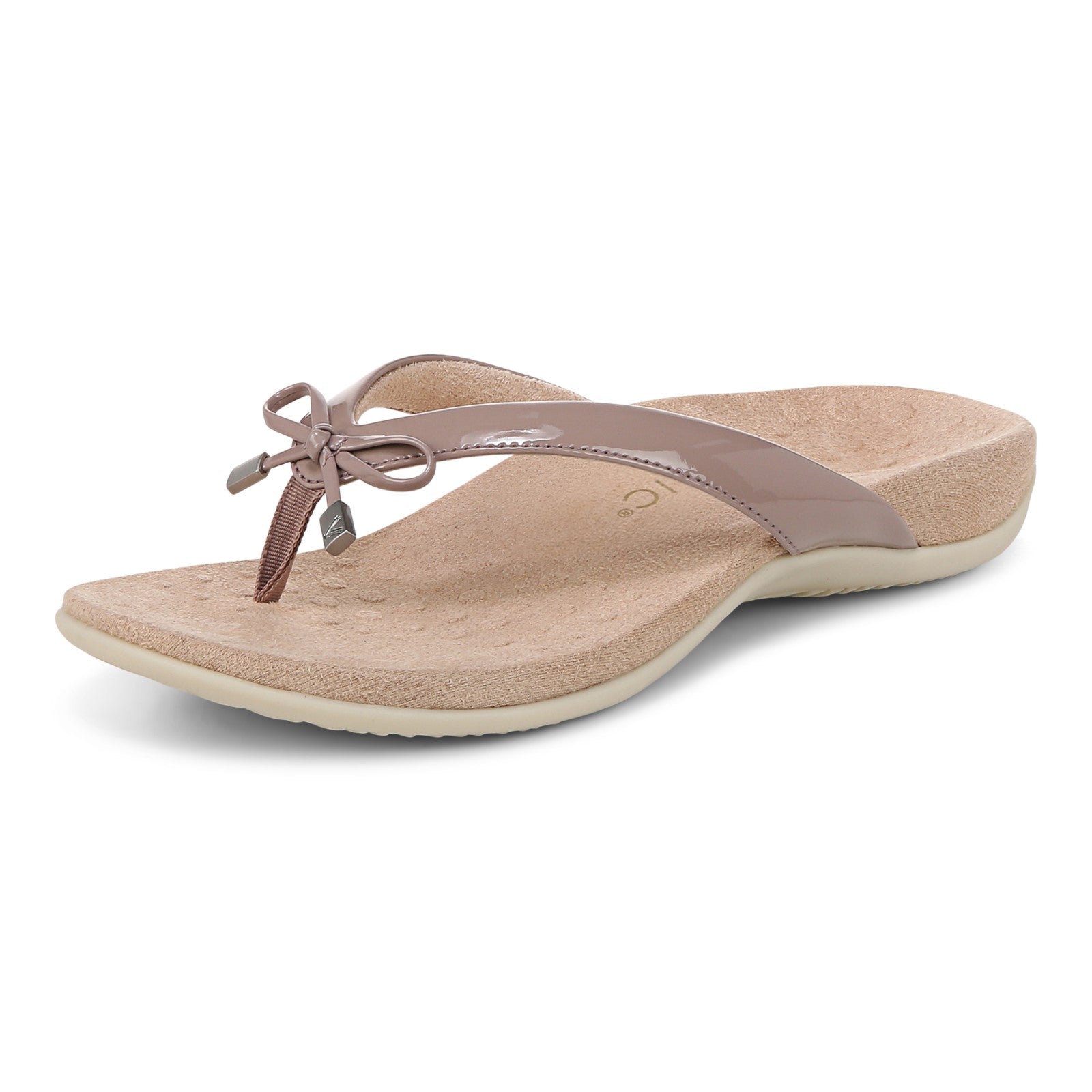 Vionic Bella - Women's Orthotic Thong Sandals - Magnolia Dusk - Left angle