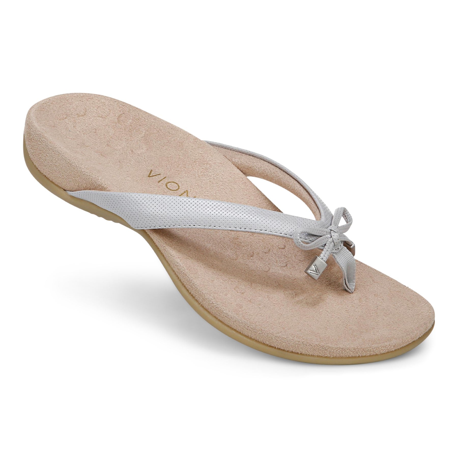 Vionic Bella - Women's Orthotic Thong Sandals - Vapor Grey - BELLA-I0929L2025-VAPOR GREY-13fl-med