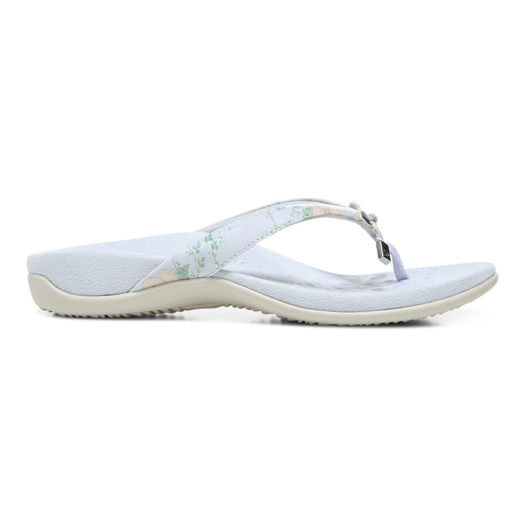 Vionic Bella - Women's Orthotic Thong Sandals - Arctic Ice Botanical - Right side