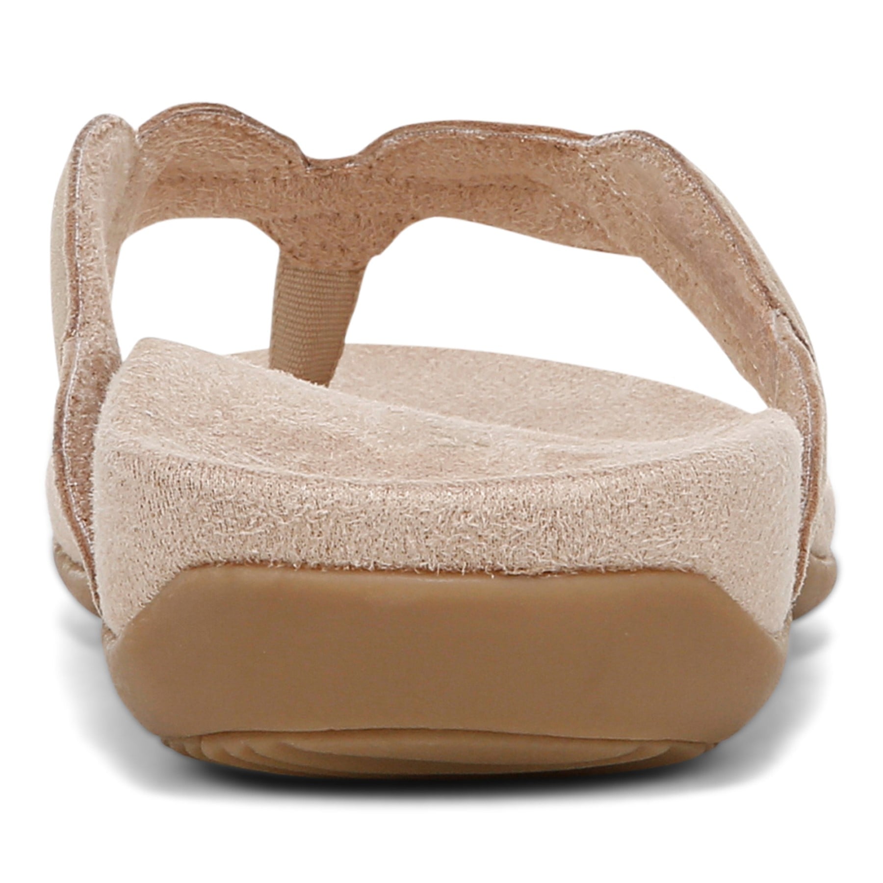 Vionic Bella Braid Women's Thong Orthotic Arch Support Sandal - Gold - Back