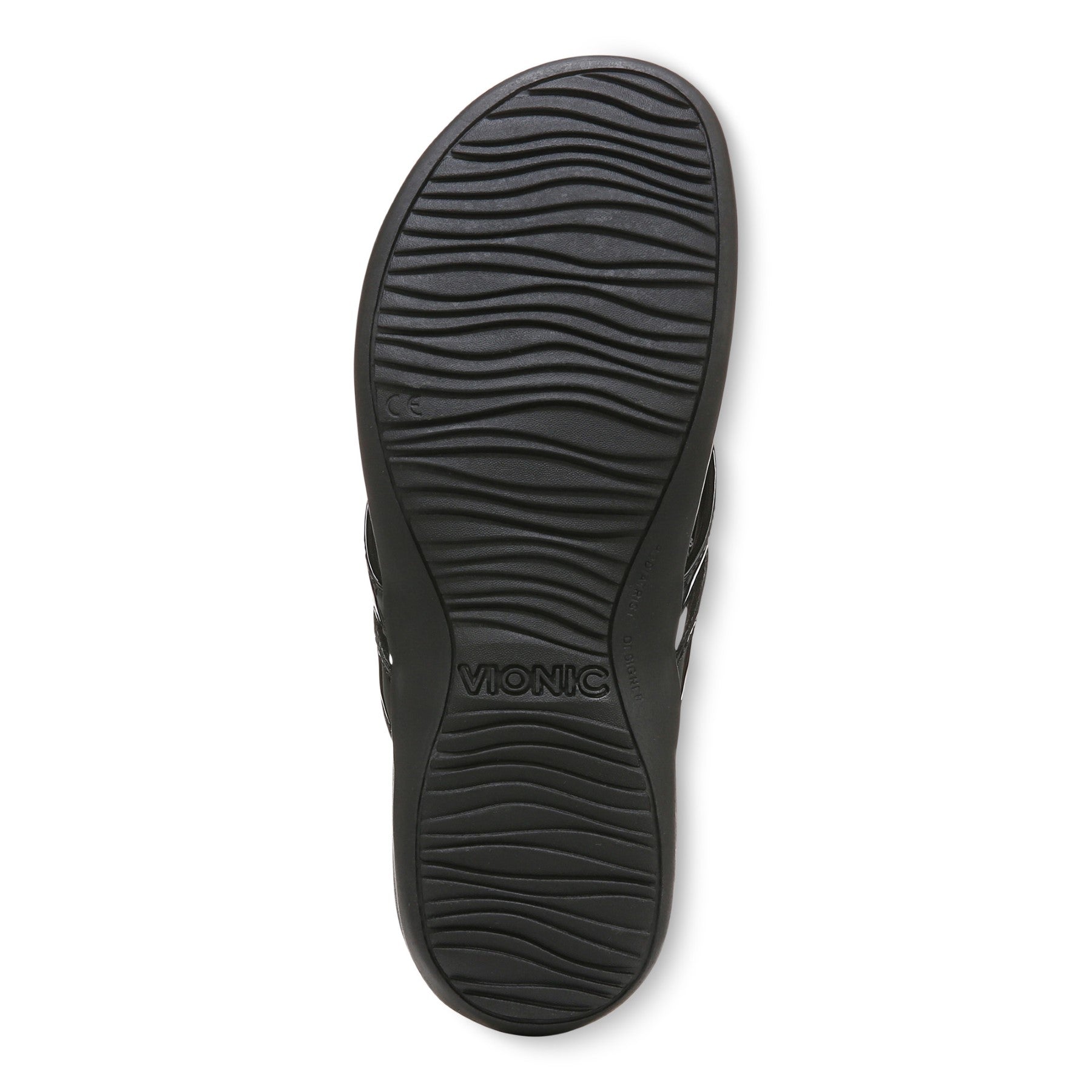 Vionic Bella X Women's Orthotic Support Sandal - Black - Bottom