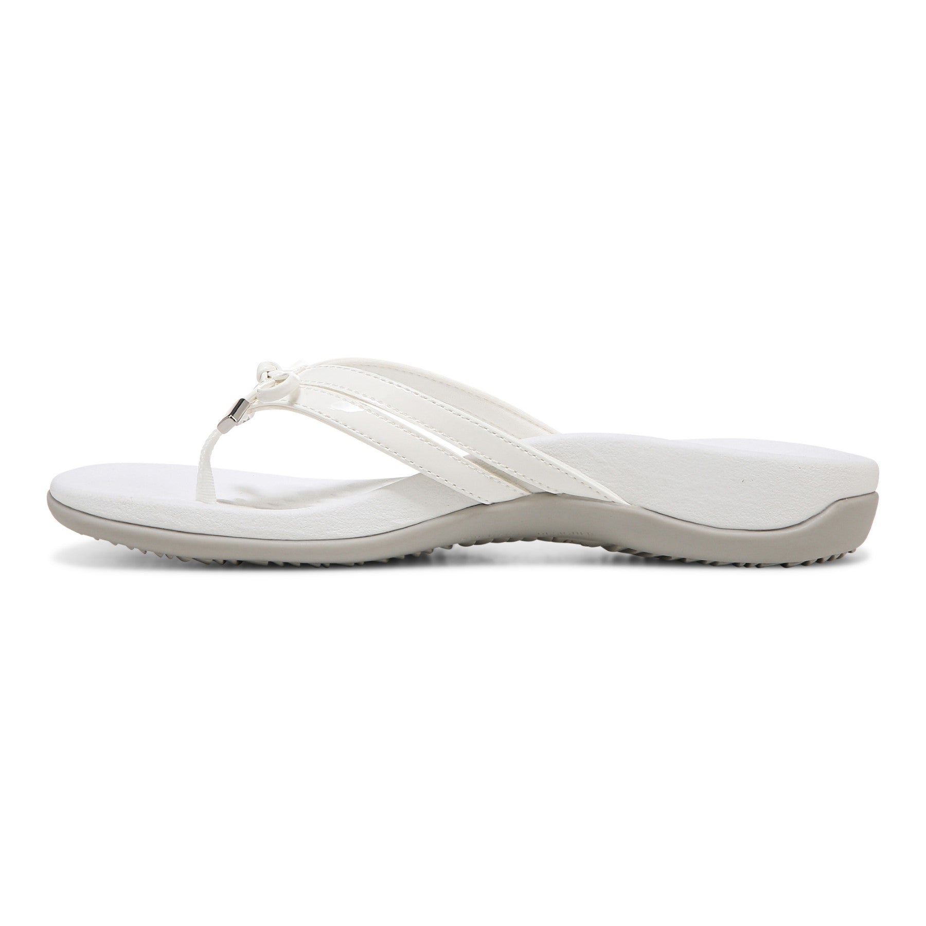 Vionic Bella X Women's Orthotic Support Sandal - White - Left Side