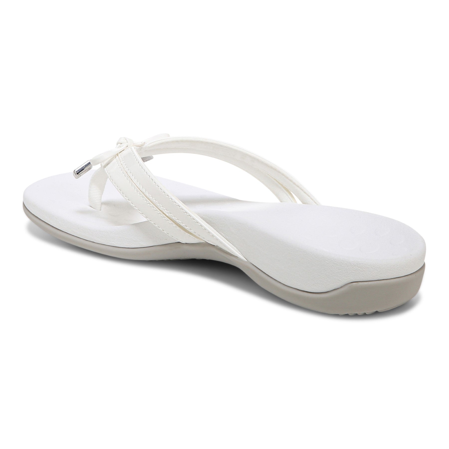Vionic Bella X Women's Orthotic Support Sandal - White - Back angle