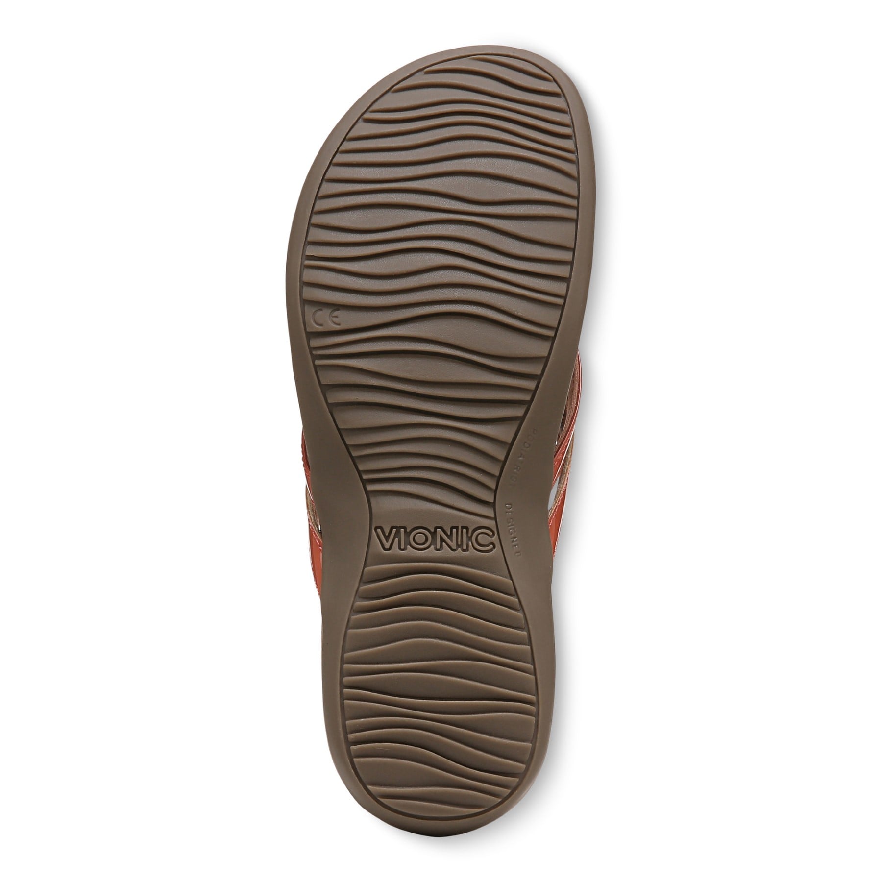 Vionic Bella X Women's Orthotic Support Sandal - Clay - Bottom