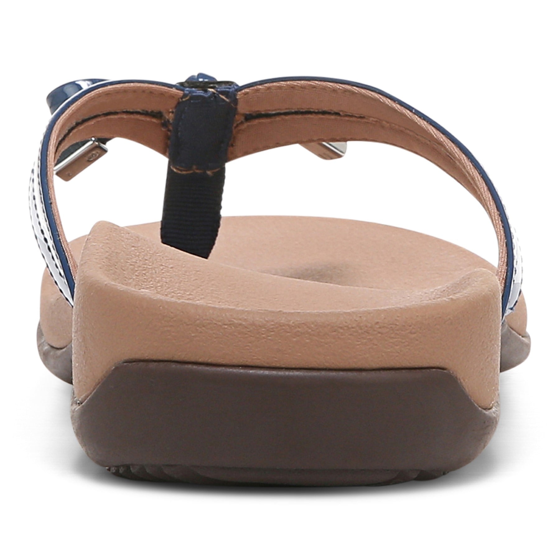 Vionic Bella X Women's Orthotic Support Sandal - Dark Blue - Back