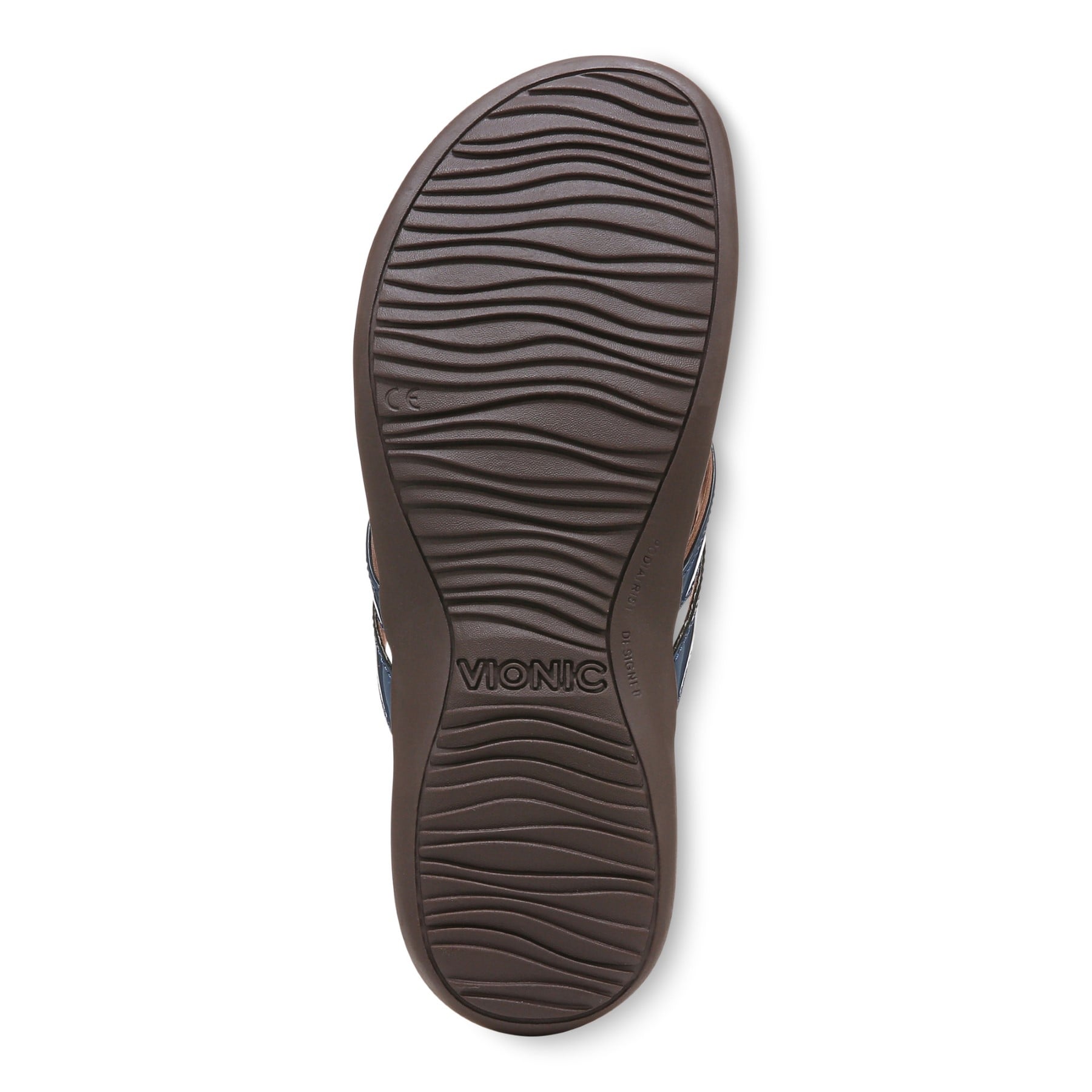 Vionic Bella X Women's Orthotic Support Sandal - Dark Blue - Bottom