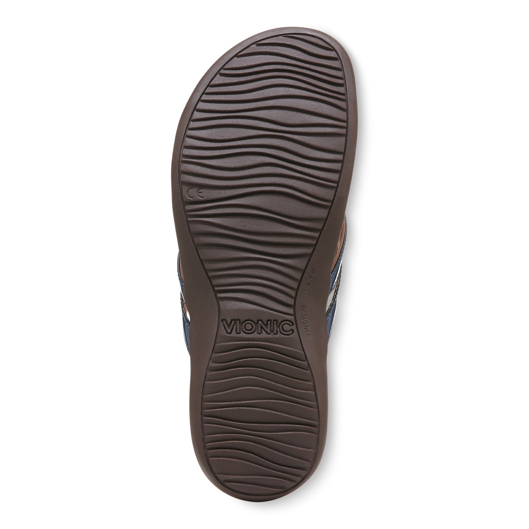 Vionic Bella X Women's Orthotic Support Sandal - Dark Blue - Bottom