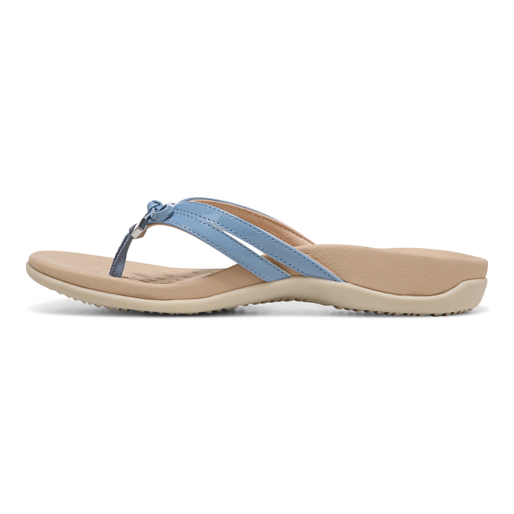 Vionic Bella X Women's Orthotic Support Sandal - Blue Shadow - Left Side