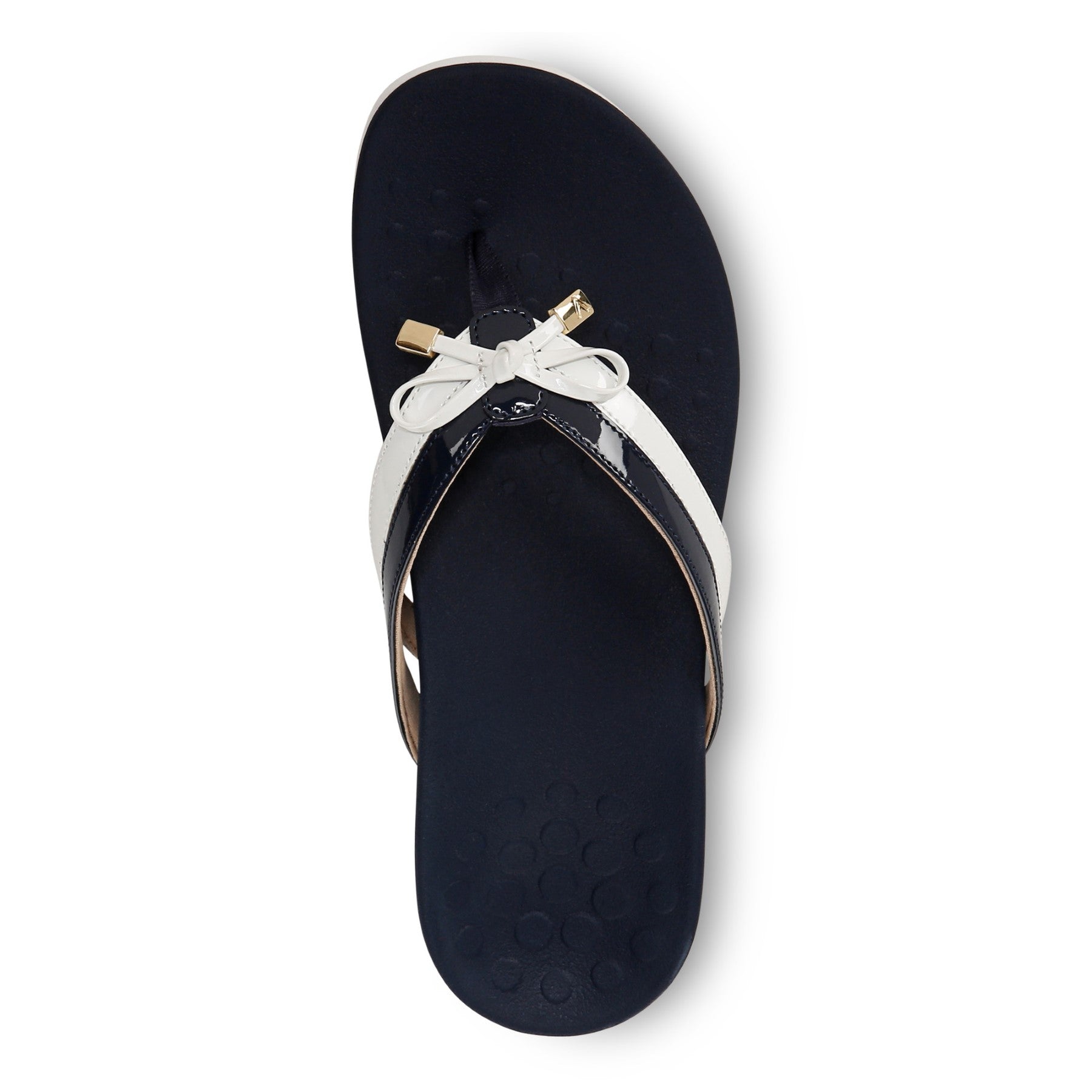 Vionic Bella X Women's Orthotic Support Sandal - Navy/white - Top