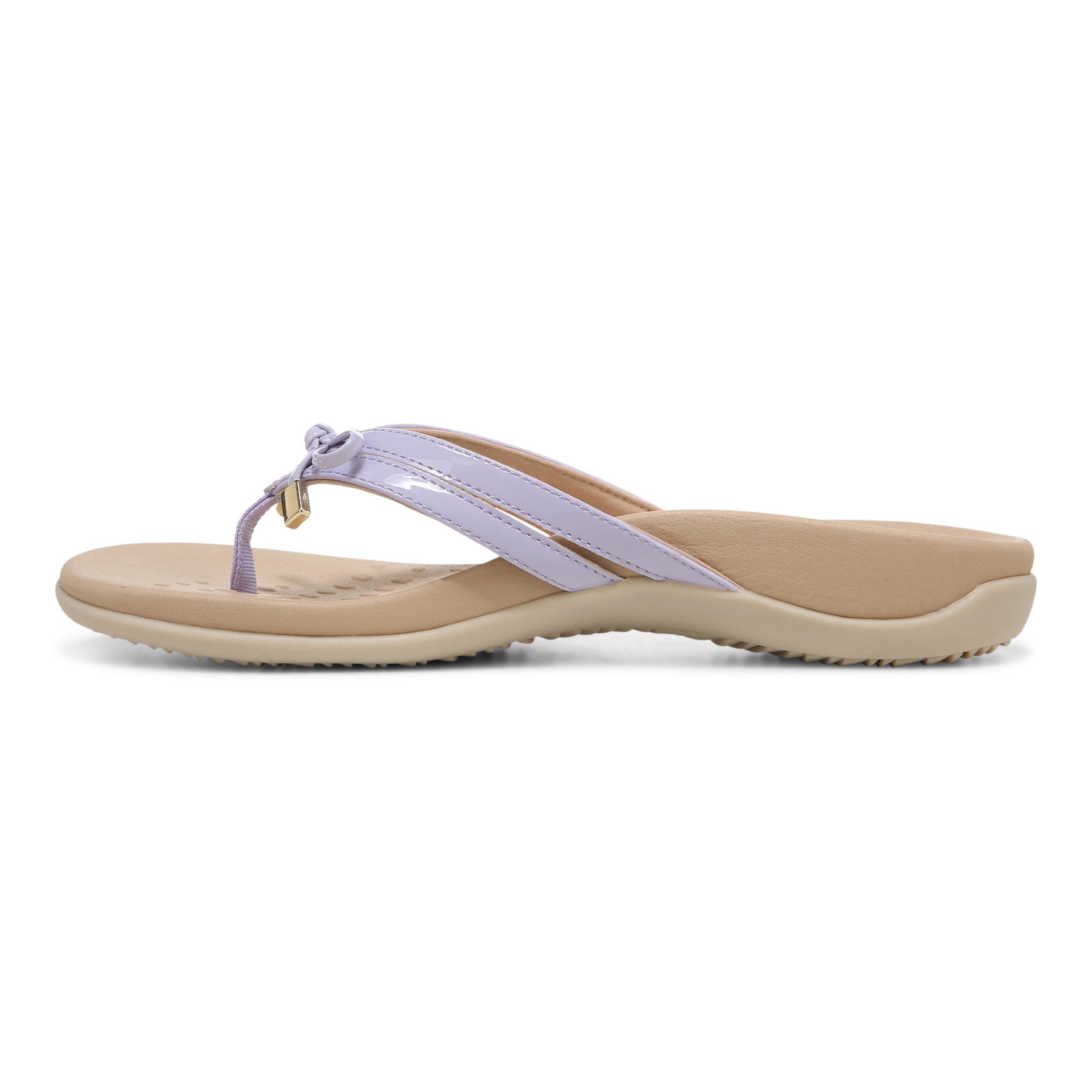 Vionic Bella X Women's Orthotic Support Sandal - Purple Heather - Left Side