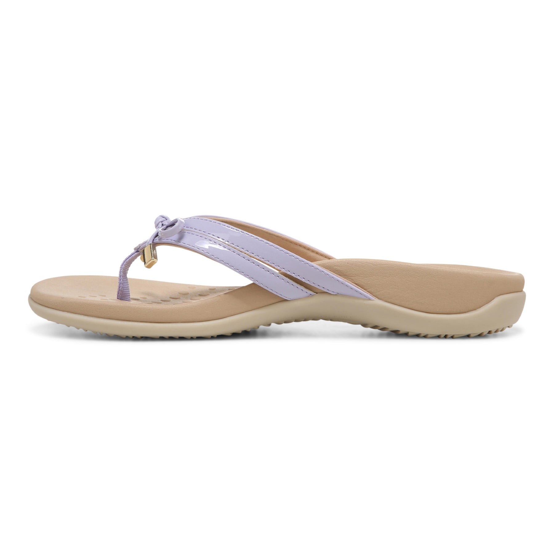 Vionic Bella X Women's Orthotic Support Sandal - Purple Heather - Left Side