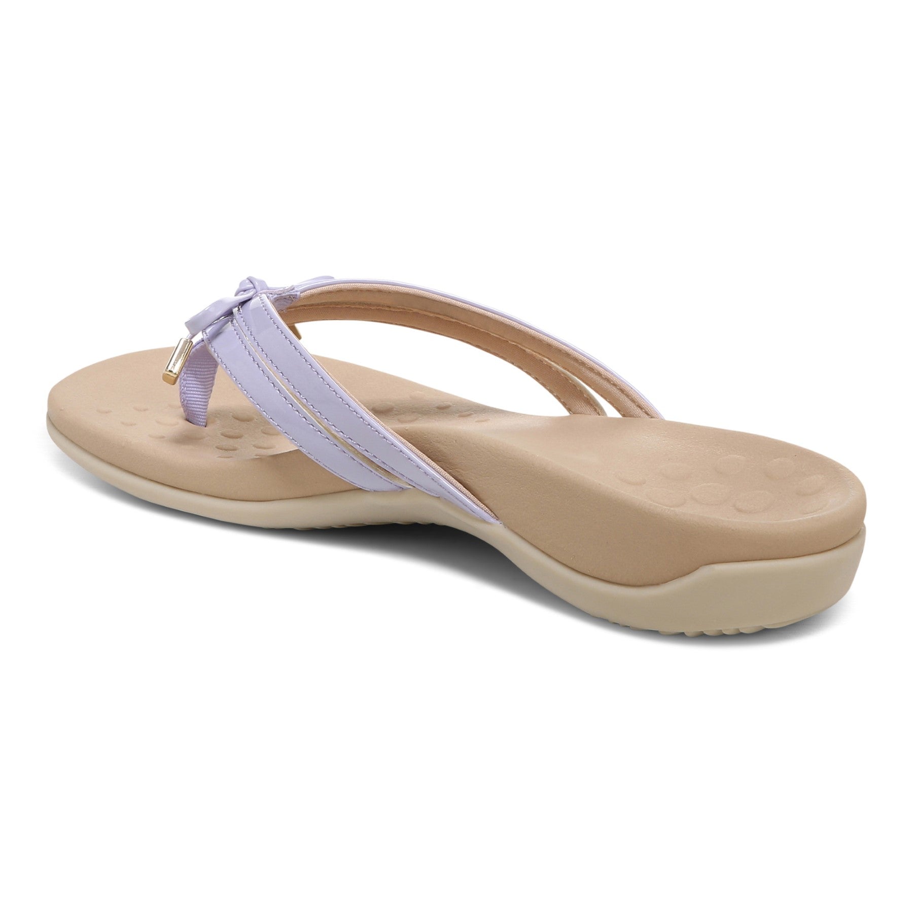 Vionic Bella X Women's Orthotic Support Sandal - Purple Heather - Back angle