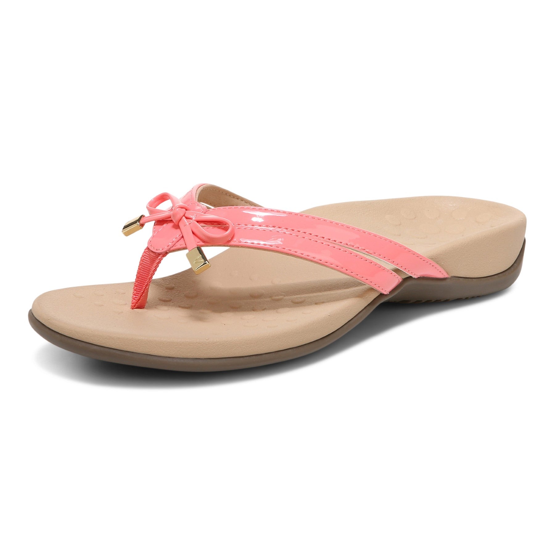 Vionic Bella X Women's Orthotic Support Sandal - Shell Pink - Left angle