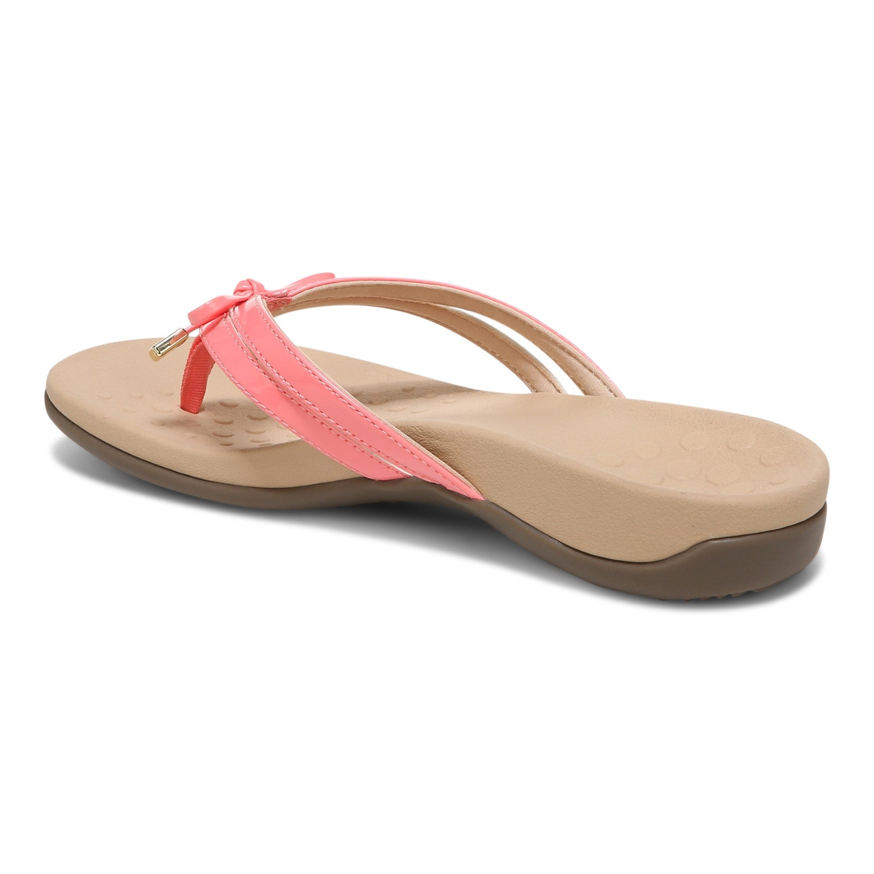 Vionic Bella X Women's Orthotic Support Sandal - Shell Pink - Back angle