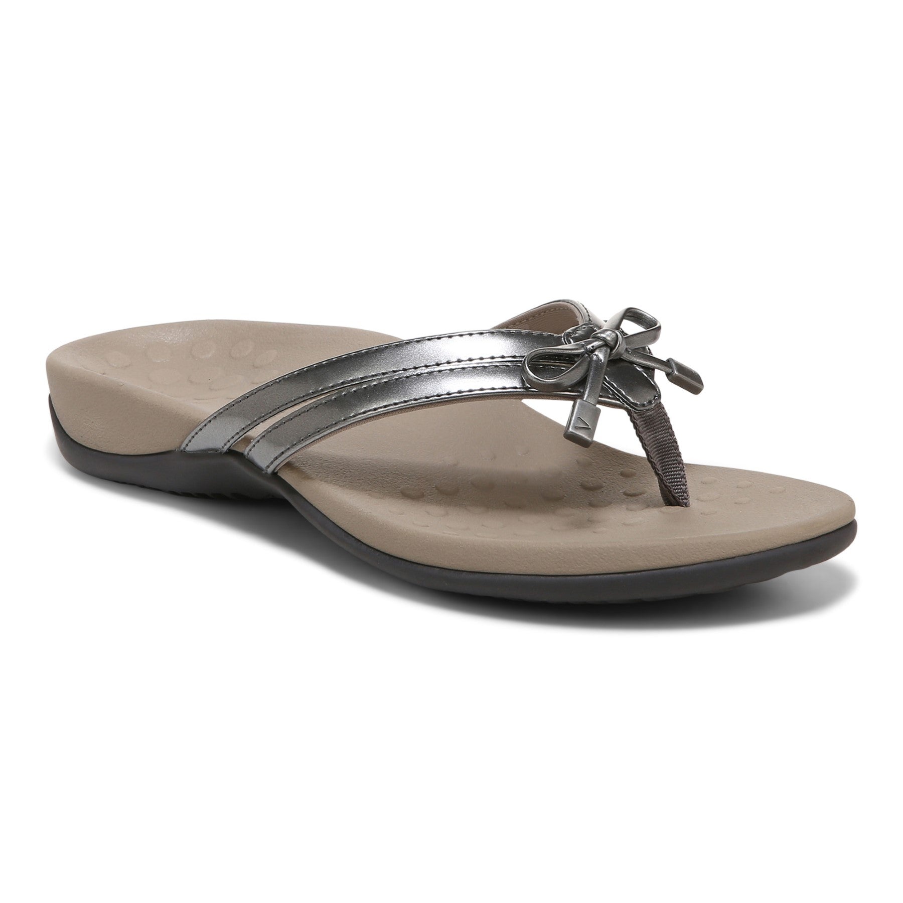 Vionic Bella X Women's Orthotic Support Sandal - Pewter - Angle main