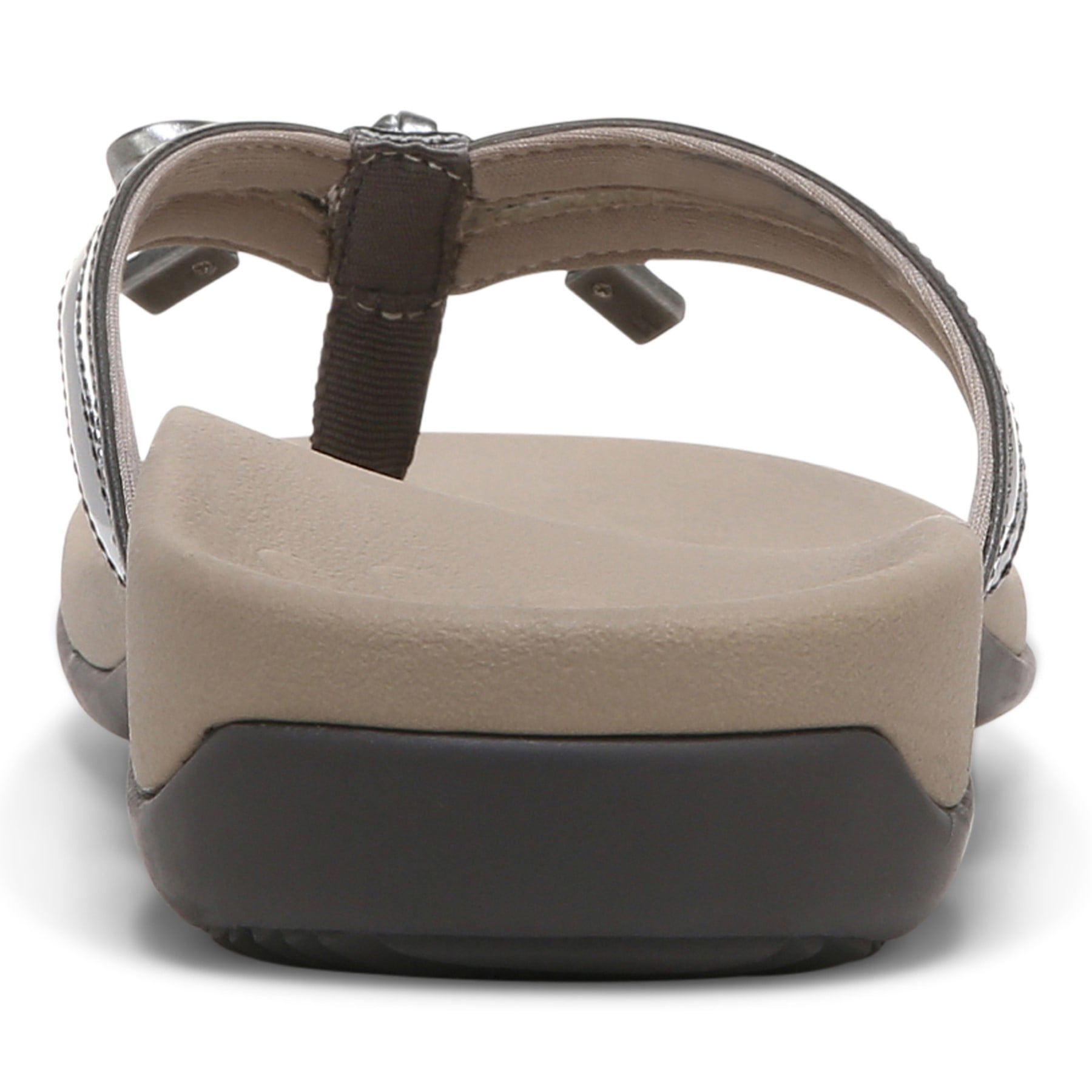 Vionic Bella X Women's Orthotic Support Sandal - Pewter - Back