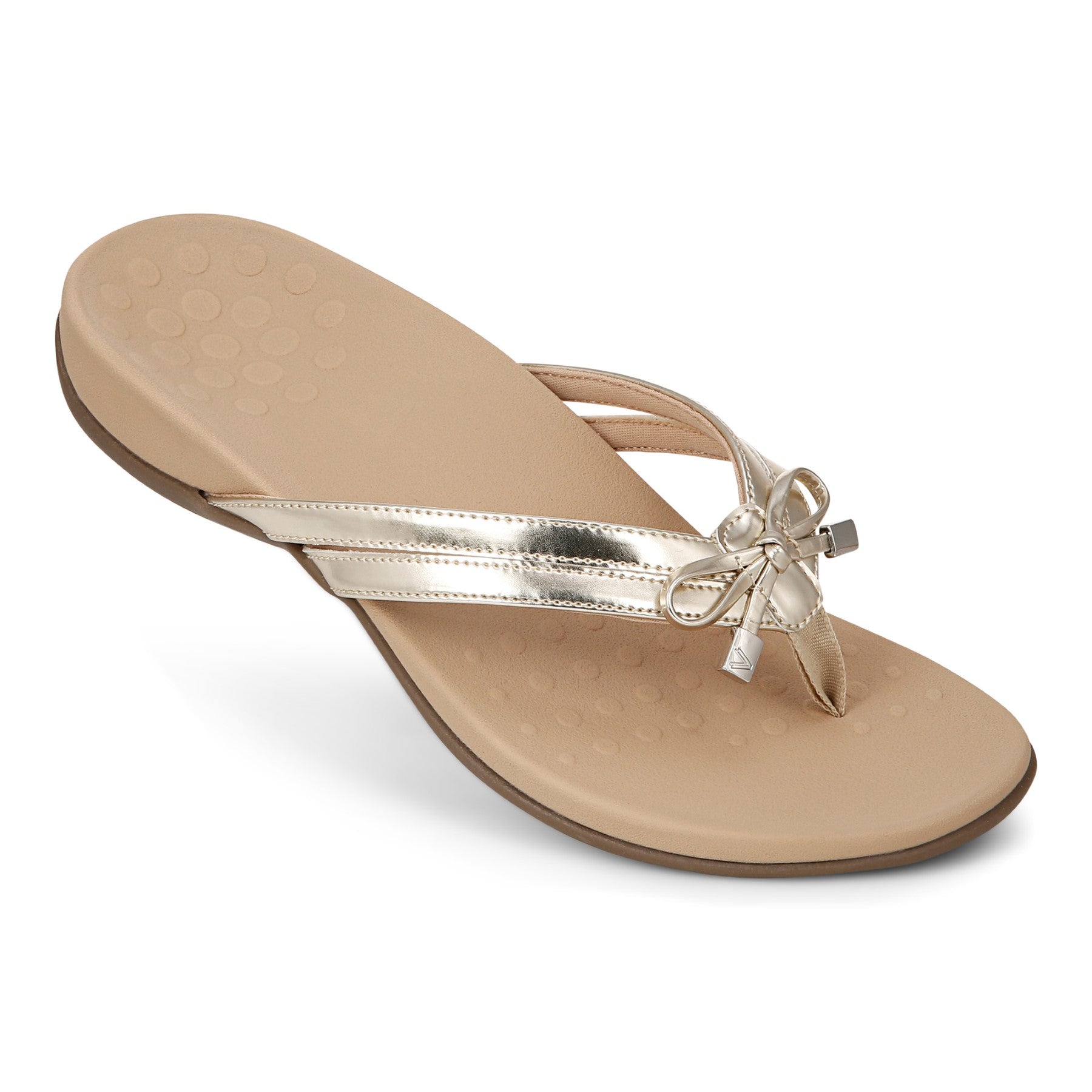 Vionic Bella X Women's Orthotic Support Sandal - Gold - BELLA X-I4738S2702-GOLD-13fl-med