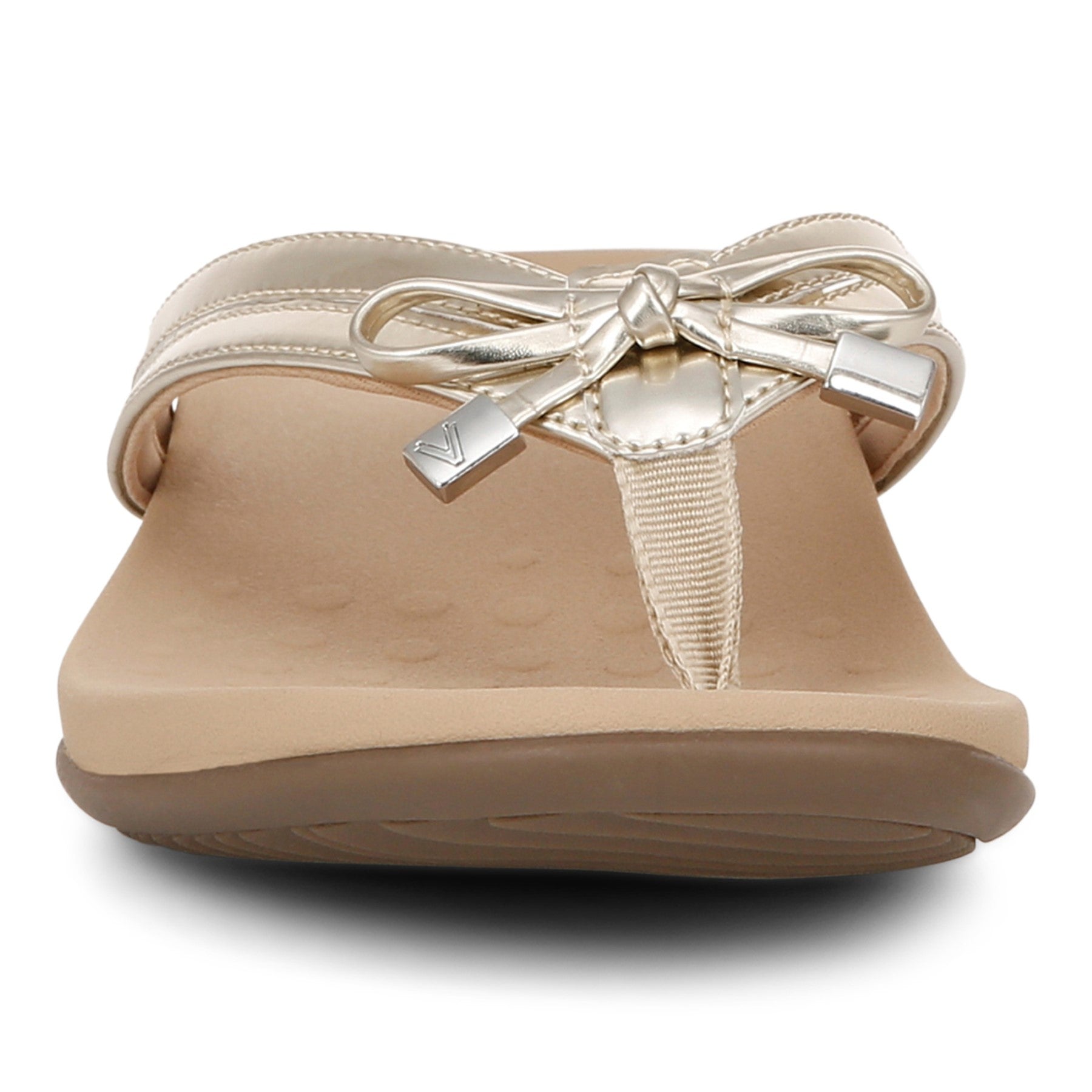 Vionic Bella X Women's Orthotic Support Sandal - Gold - Front