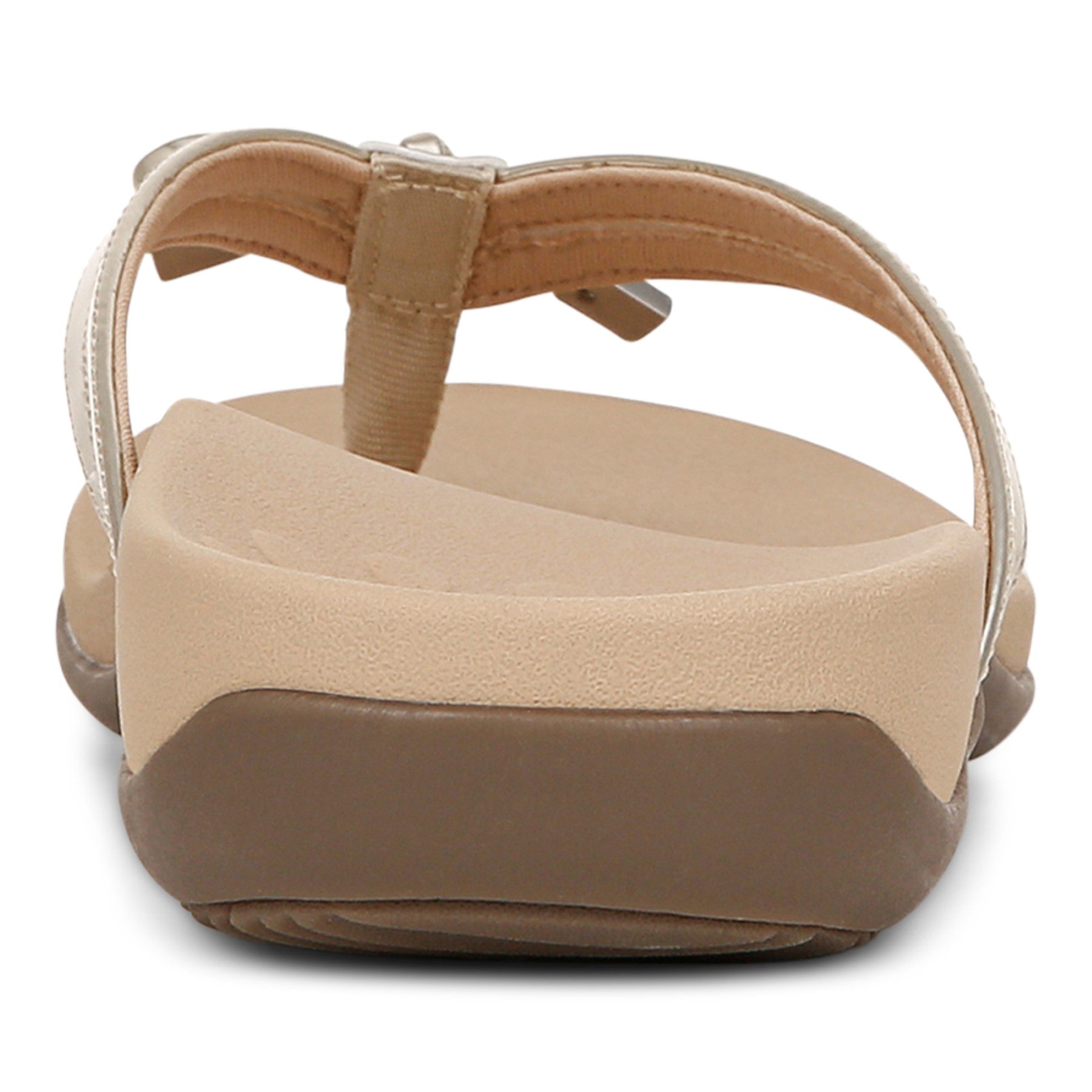 Vionic Bella X Women's Orthotic Support Sandal - Gold - Back
