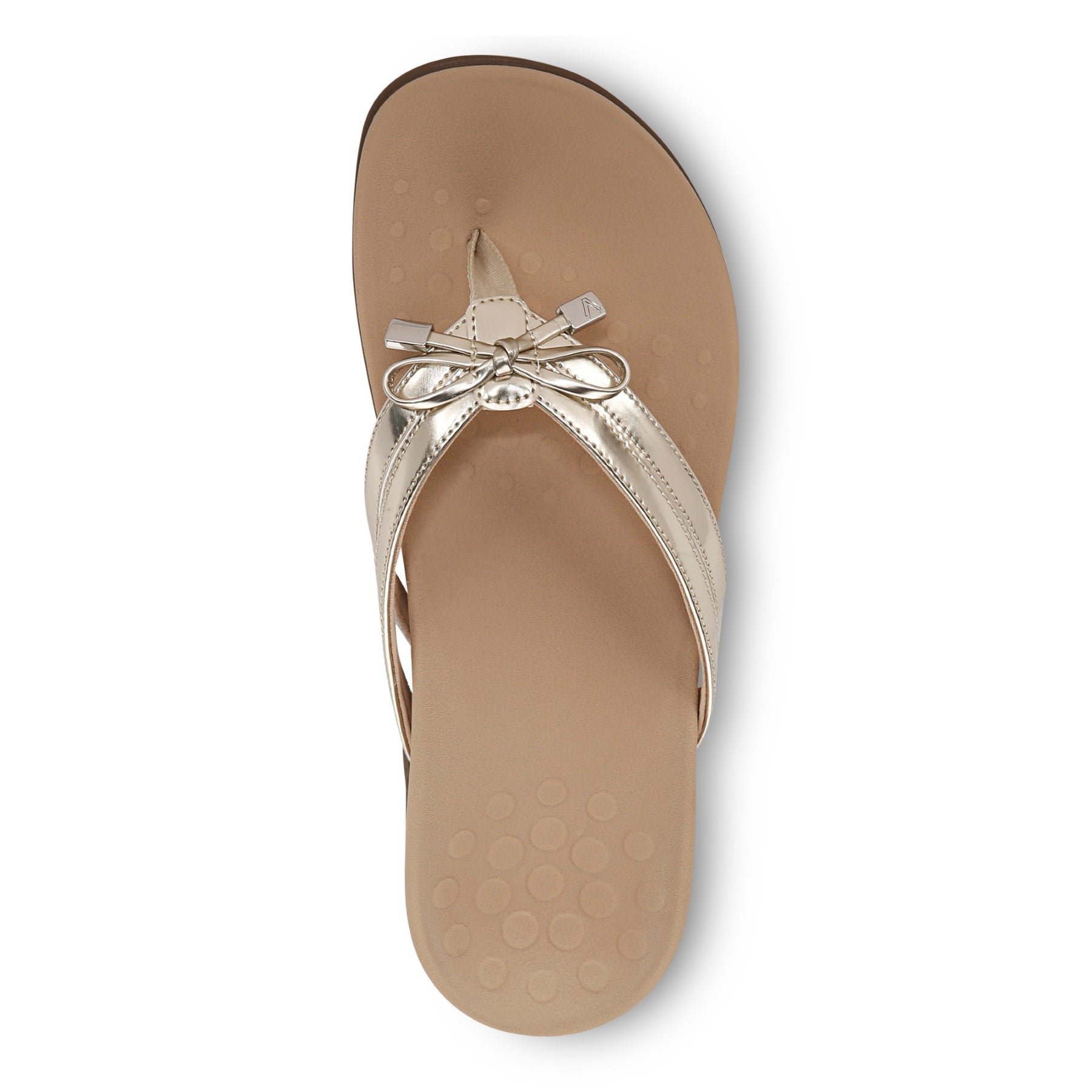 Vionic Bella X Women's Orthotic Support Sandal - Gold - Top