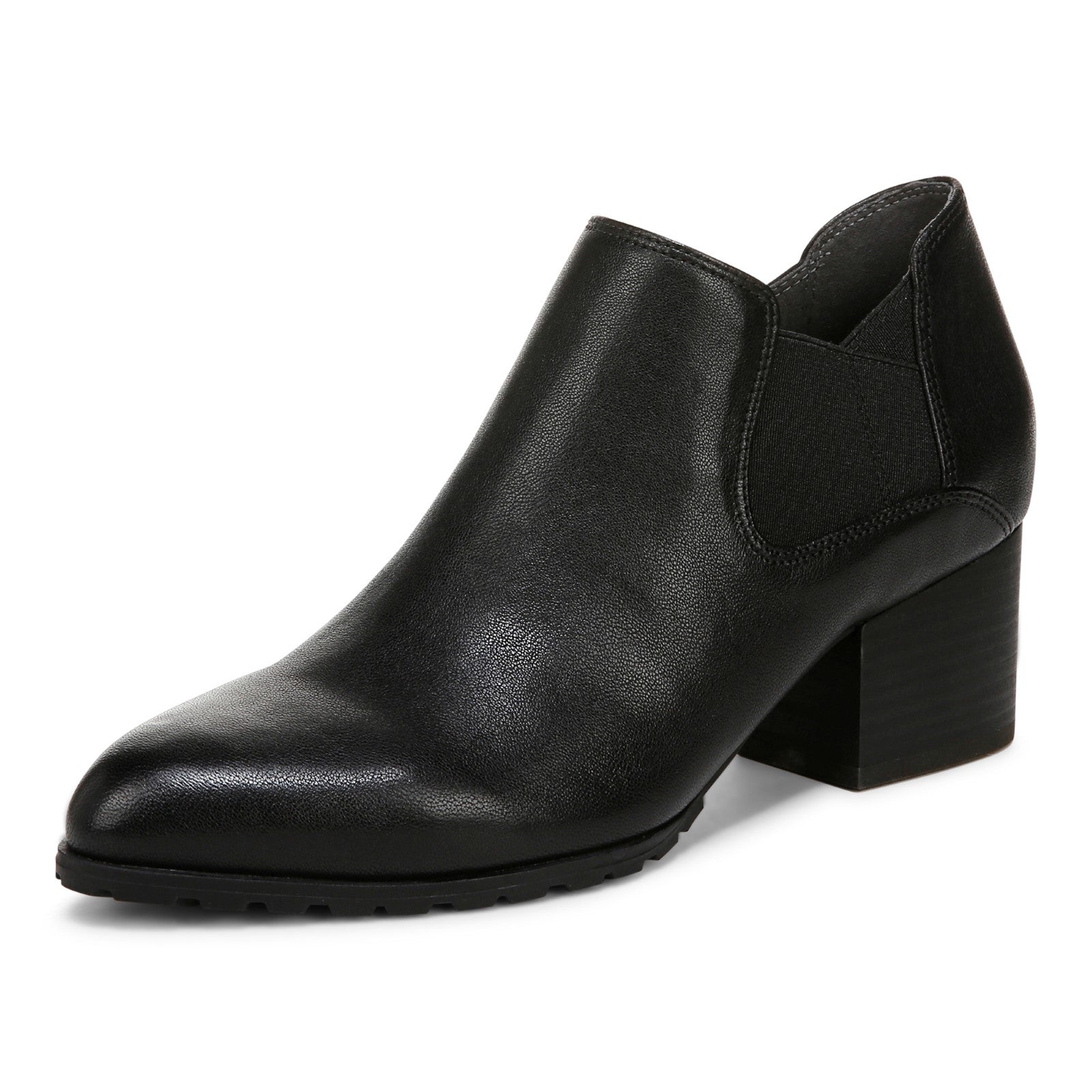 Vionic Belmont womens Shooties Short Boot - Black - Left angle