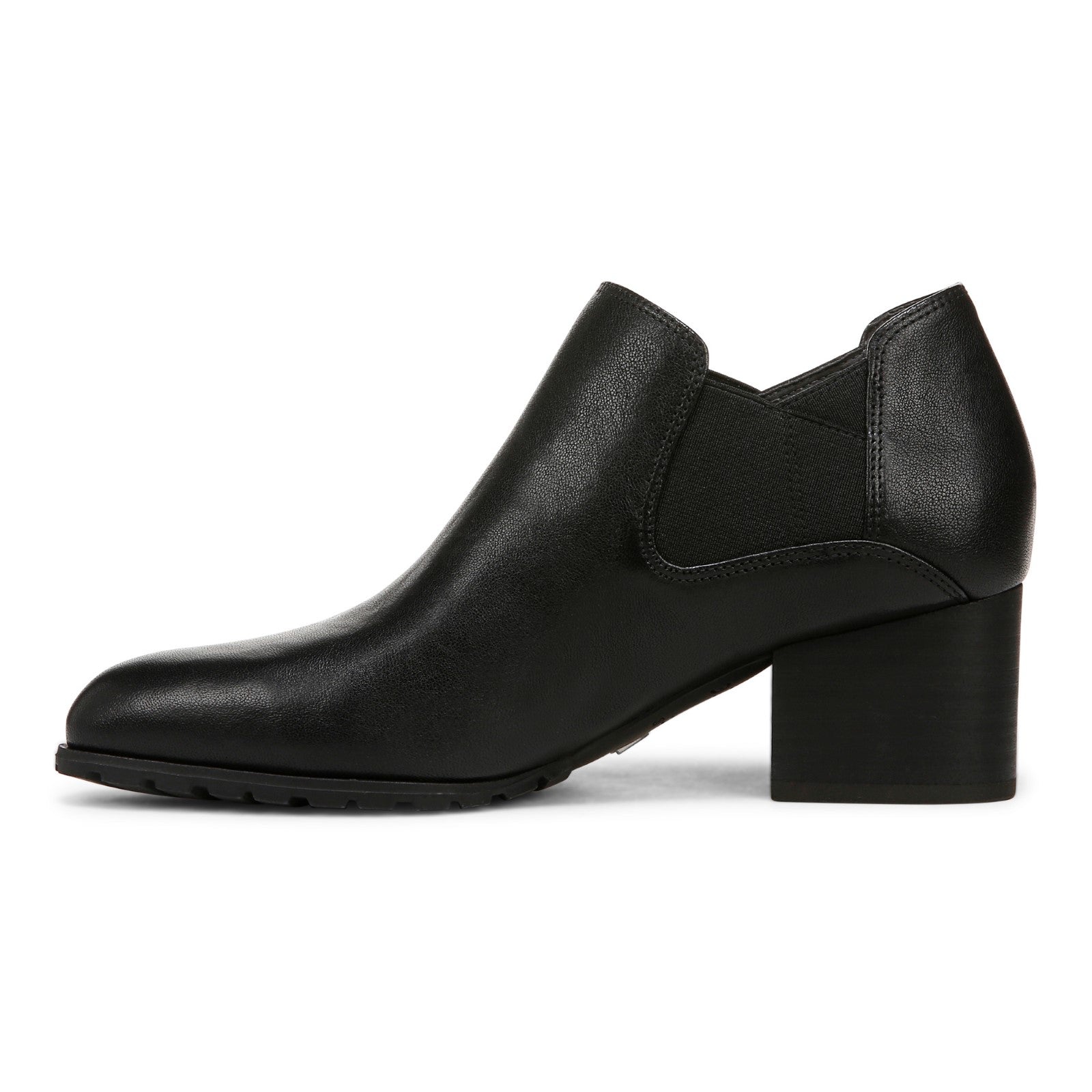 Vionic Belmont womens Shooties Short Boot - Black - Left Side