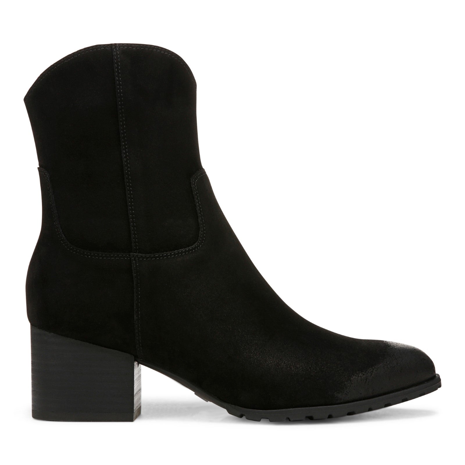Vionic Bishop womens Western Short Boot - Black - Right side