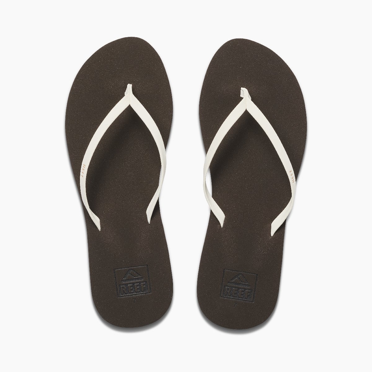 Reef Bliss Nights Women\'s Sandals - Brown/white - Top