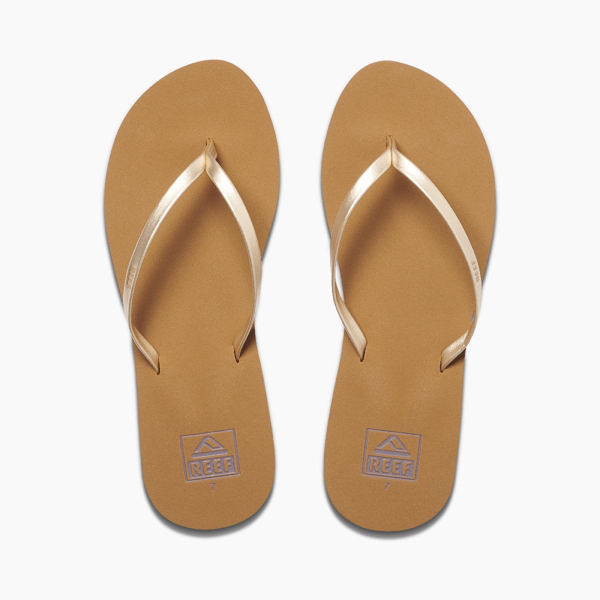 Reef Bliss Nights Women\'s Sandals - Tan/champagne - Top