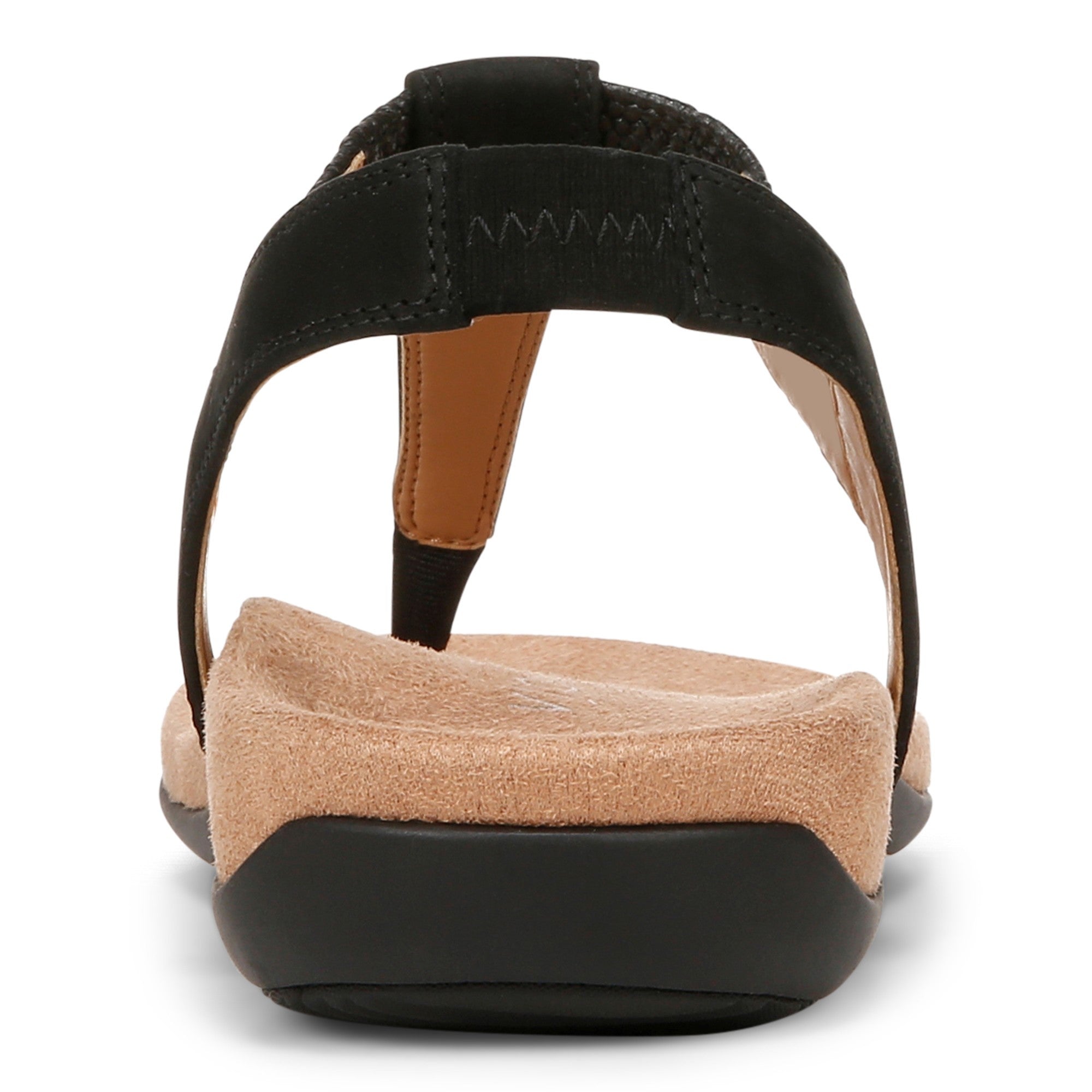 Vionic Brea Women's Toe Post Comfort Sandal - Black - Back