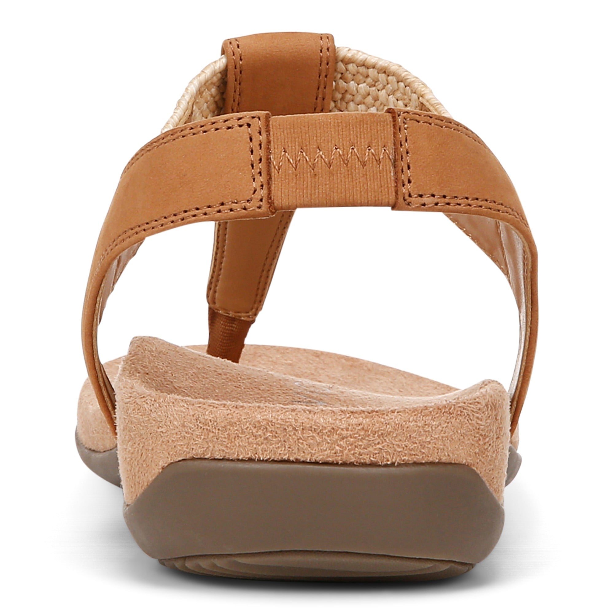 Vionic Brea Women's Toe Post Comfort Sandal - Camel - Back