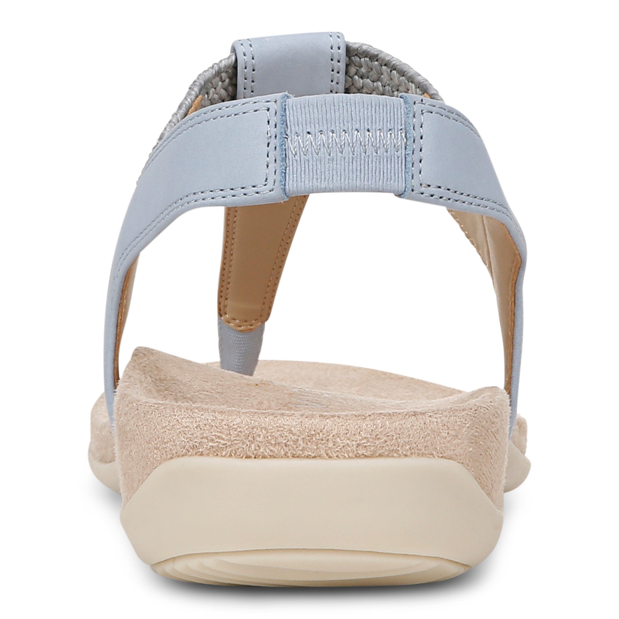 Vionic Brea Women's Toe Post Comfort Sandal - Skyway Blue - Back