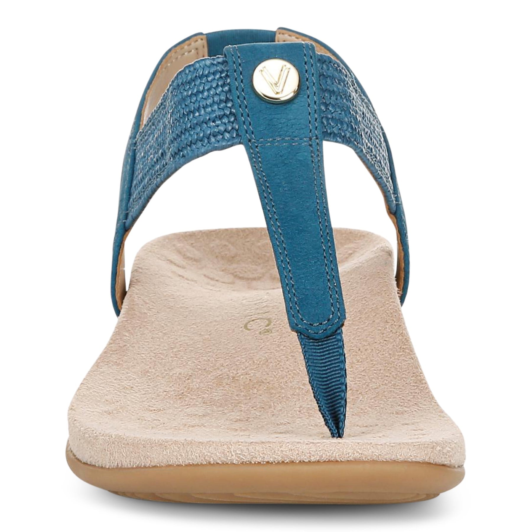 Vionic Brea Women's Toe Post Comfort Sandal - Celestial Teal - Front