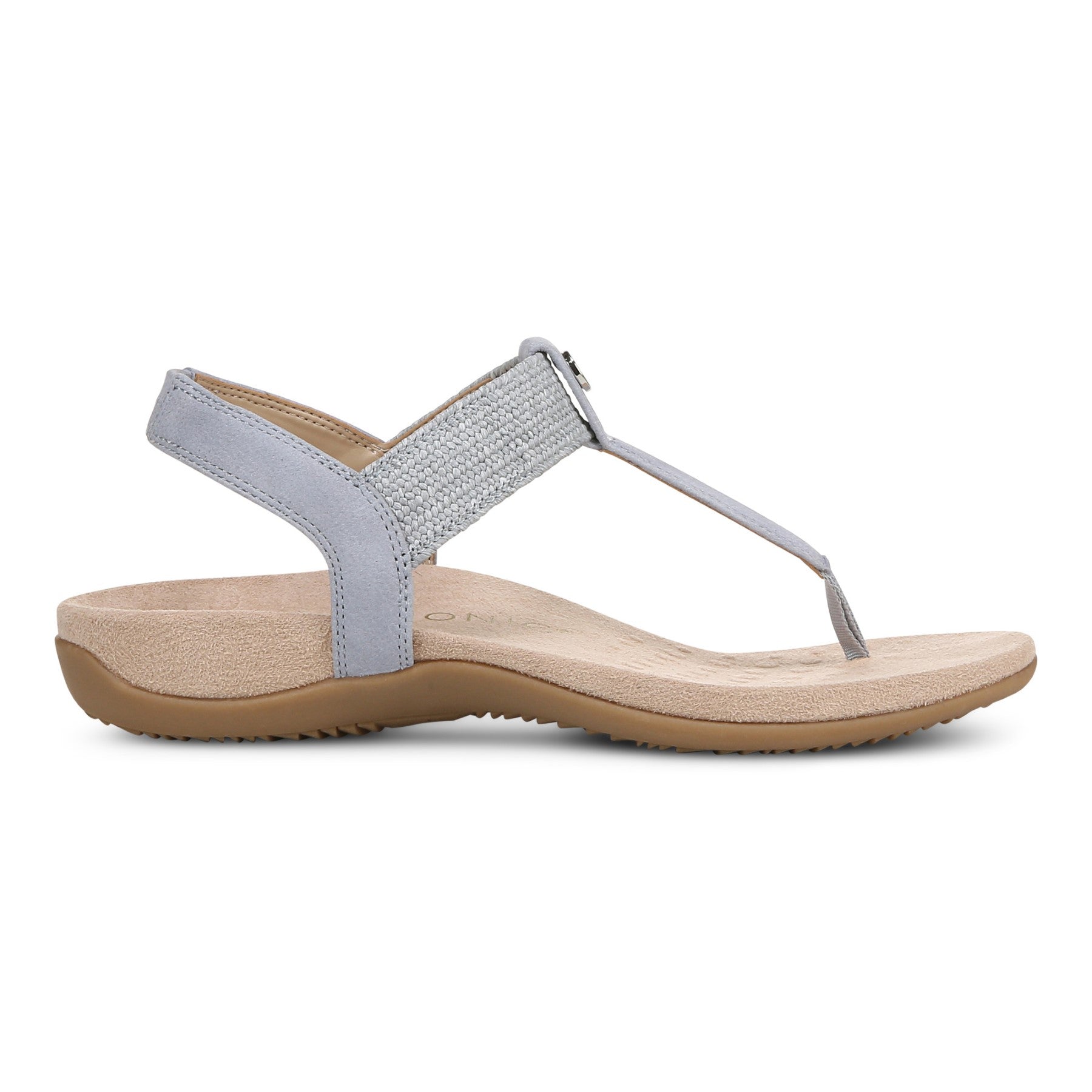 Vionic Brea Women's Toe Post Comfort Sandal - Blue Mist - Right side