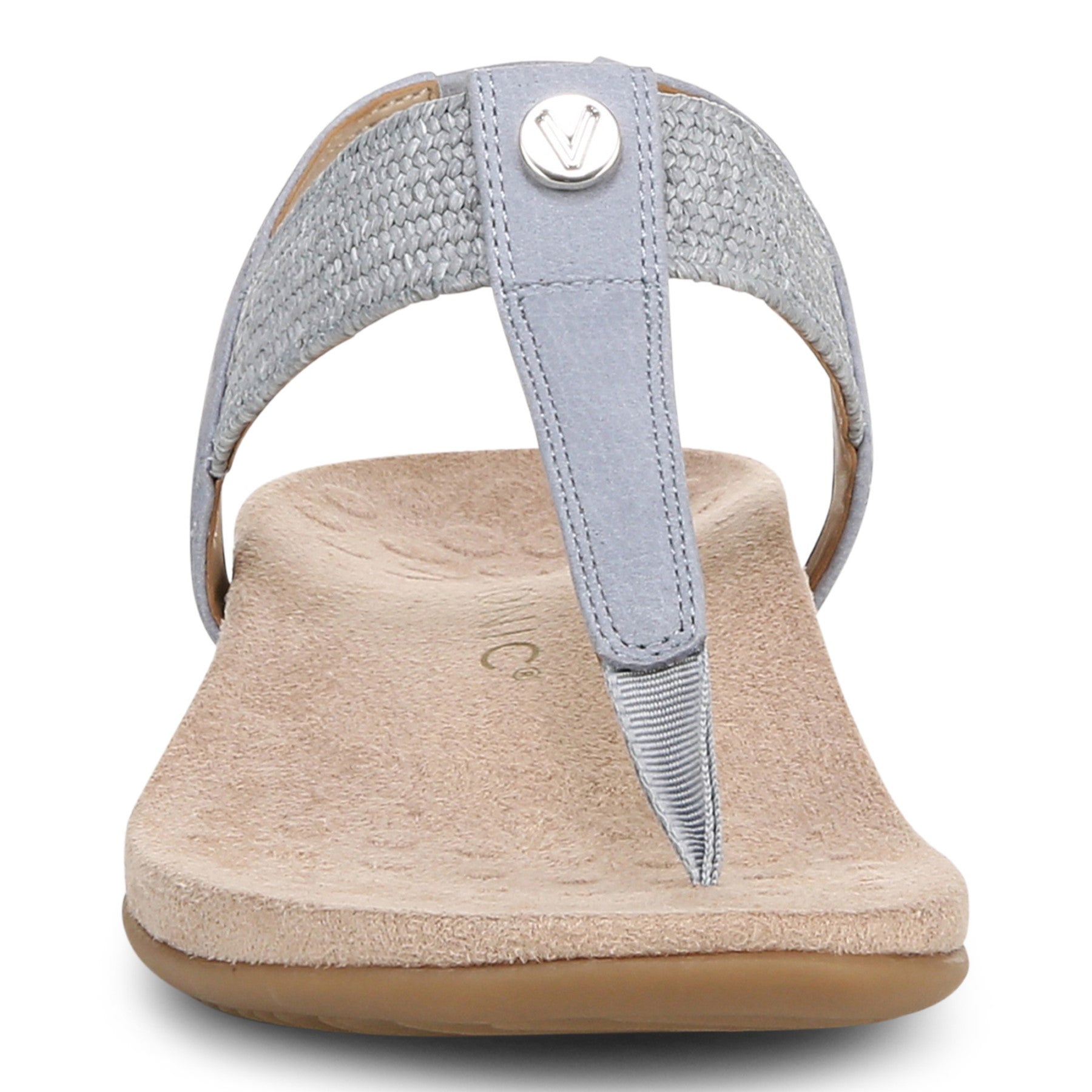 Vionic Brea Women's Toe Post Comfort Sandal - Blue Mist - Front