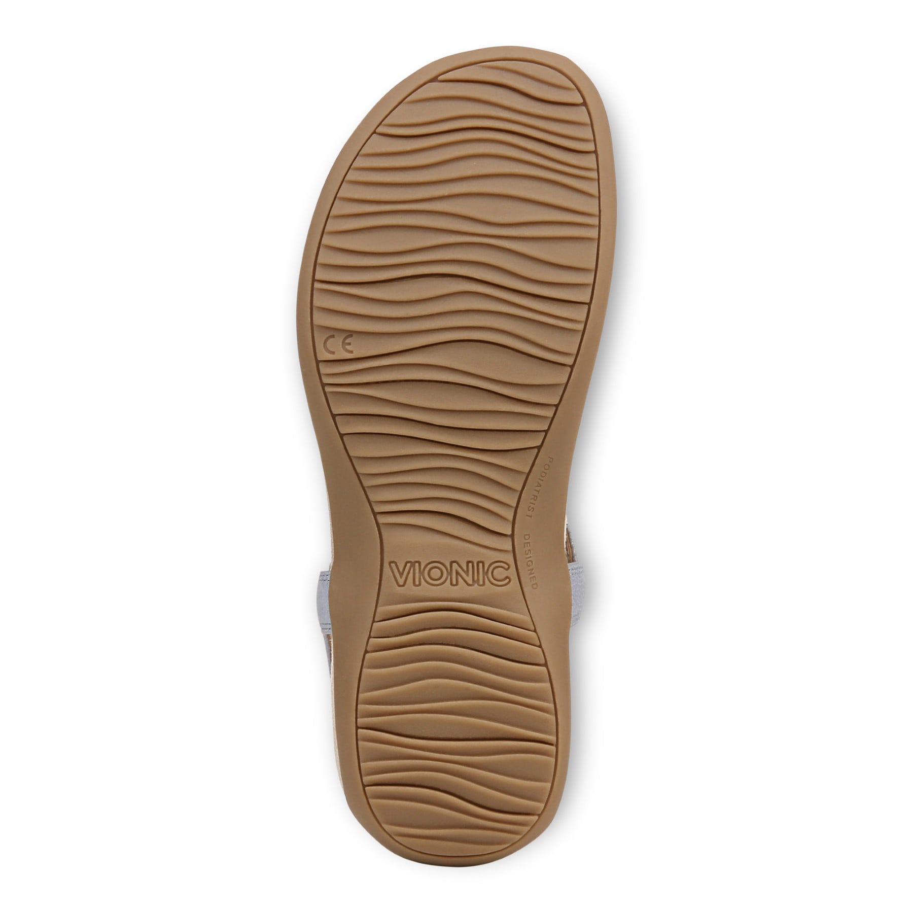 Vionic Brea Women's Toe Post Comfort Sandal - Blue Mist - Bottom
