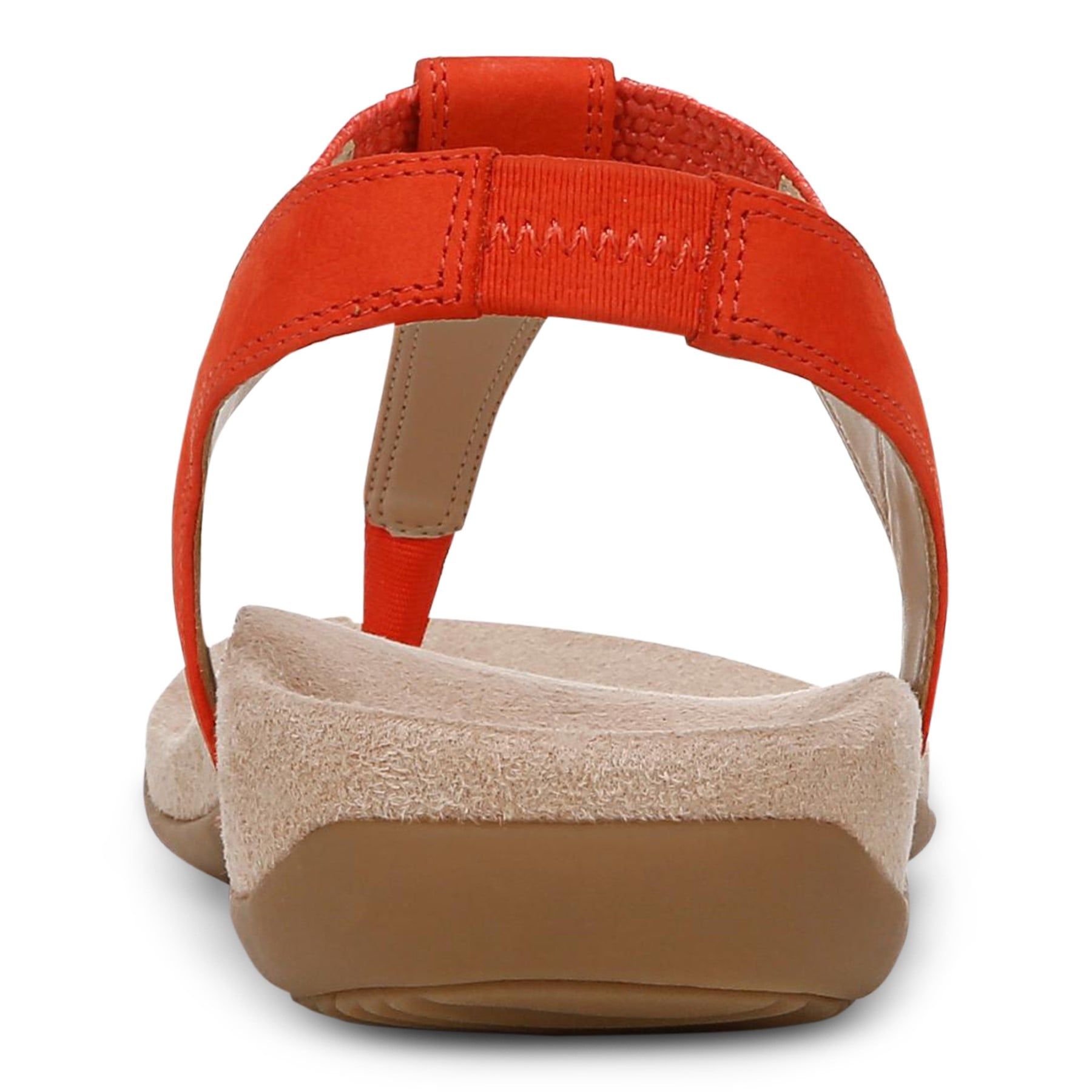Vionic Brea Women's Toe Post Comfort Sandal - Cherry Tomato - Back