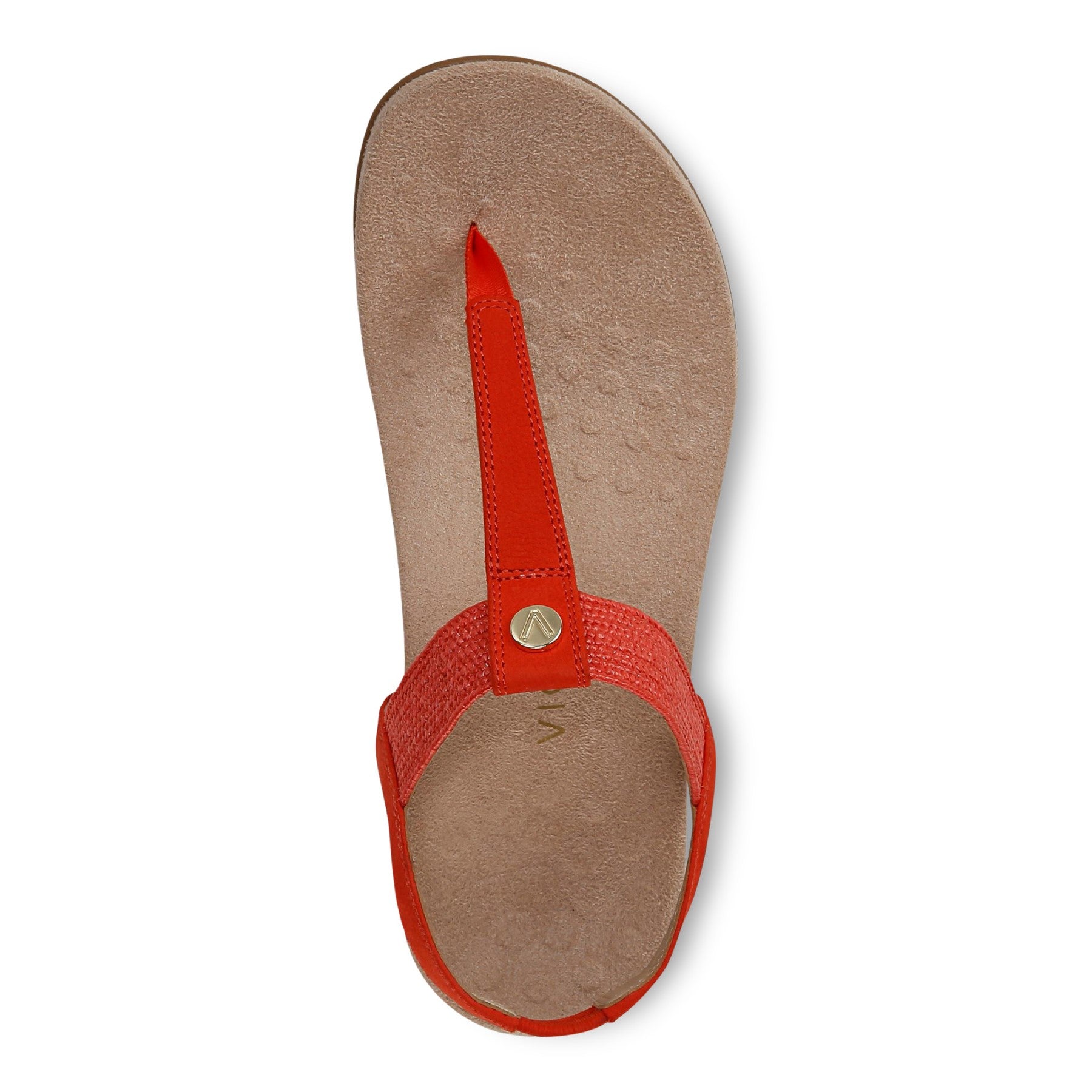 Vionic Brea Women's Toe Post Comfort Sandal - Cherry Tomato - Top