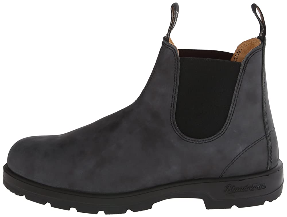 Blundstone 587 Men's / Women's Classic Chelsea Boot - Rustic Black - Unisex - Rustic Black