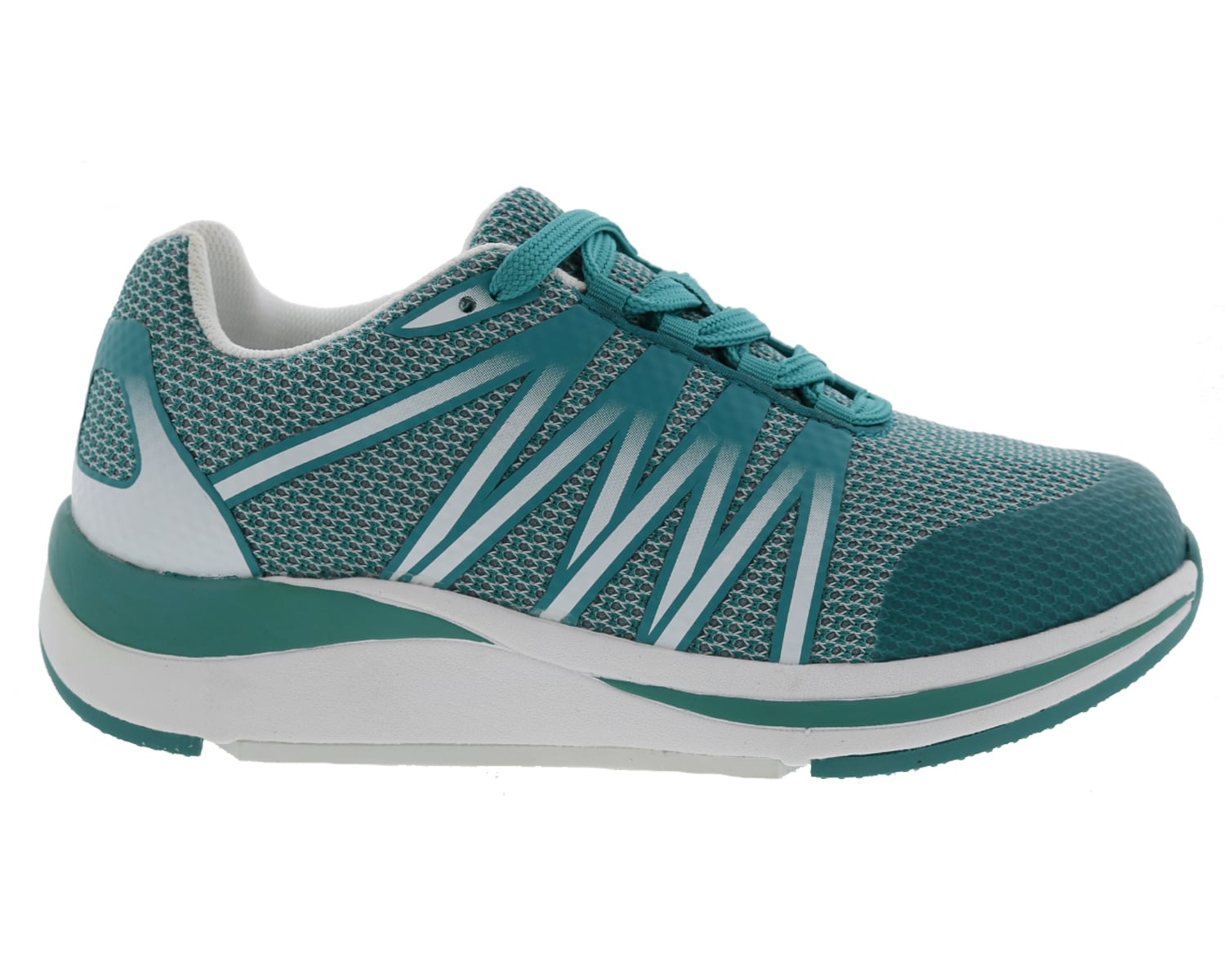 Drew Balance Womens Slip Resistant Performance Shoe -  Green Mesh Combo